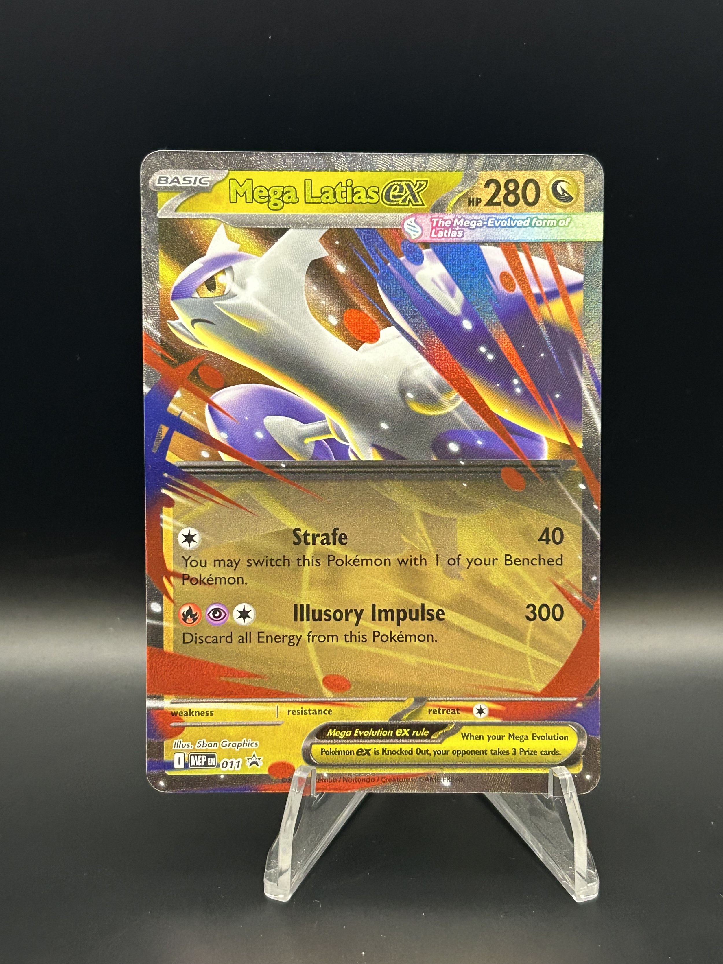 Mega Latias ex 011 Double Rare Mega Evolution Promos NM-LP