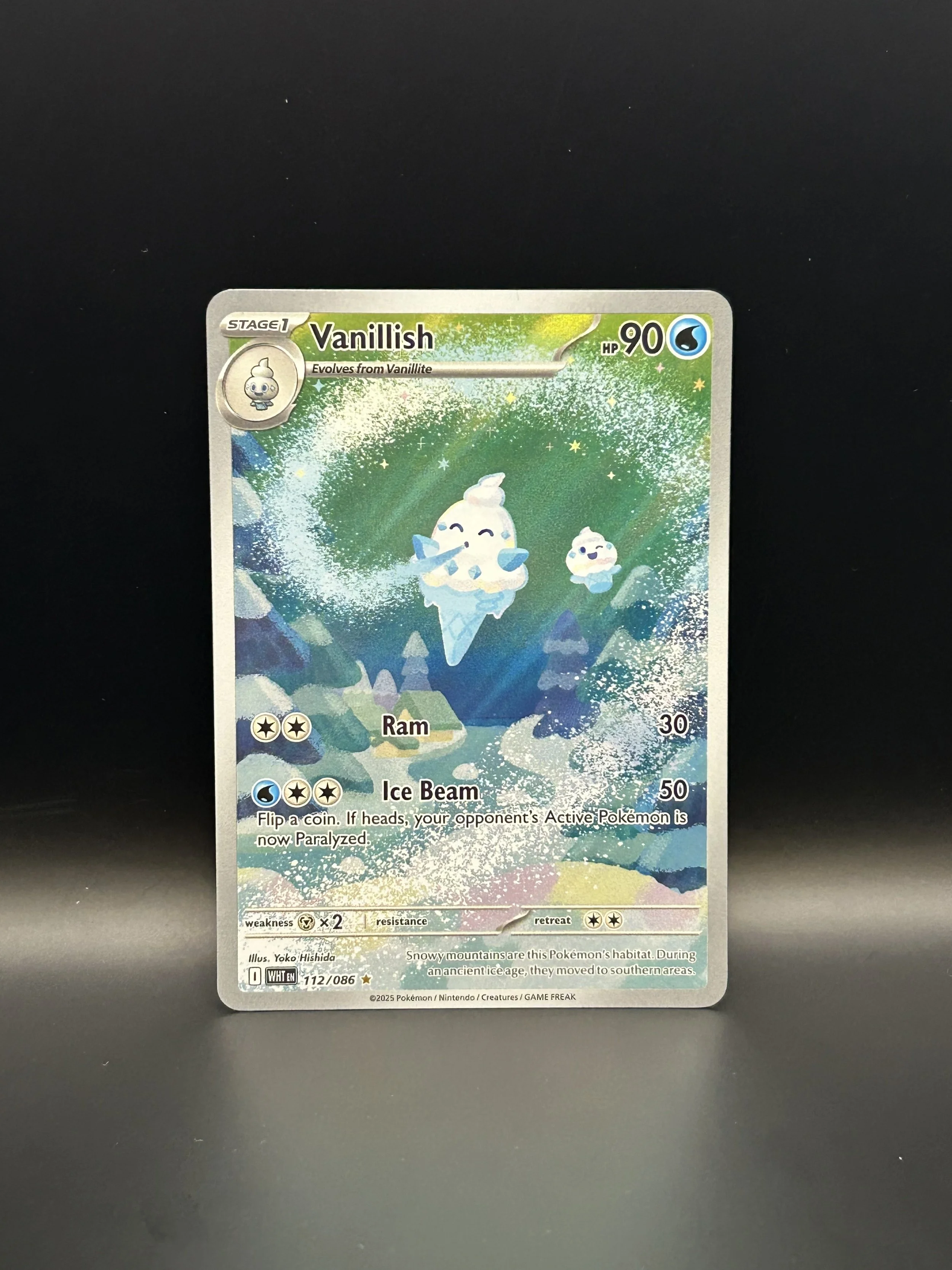 Vanillish 112/086 Illustration Rare White Flare NM-LP