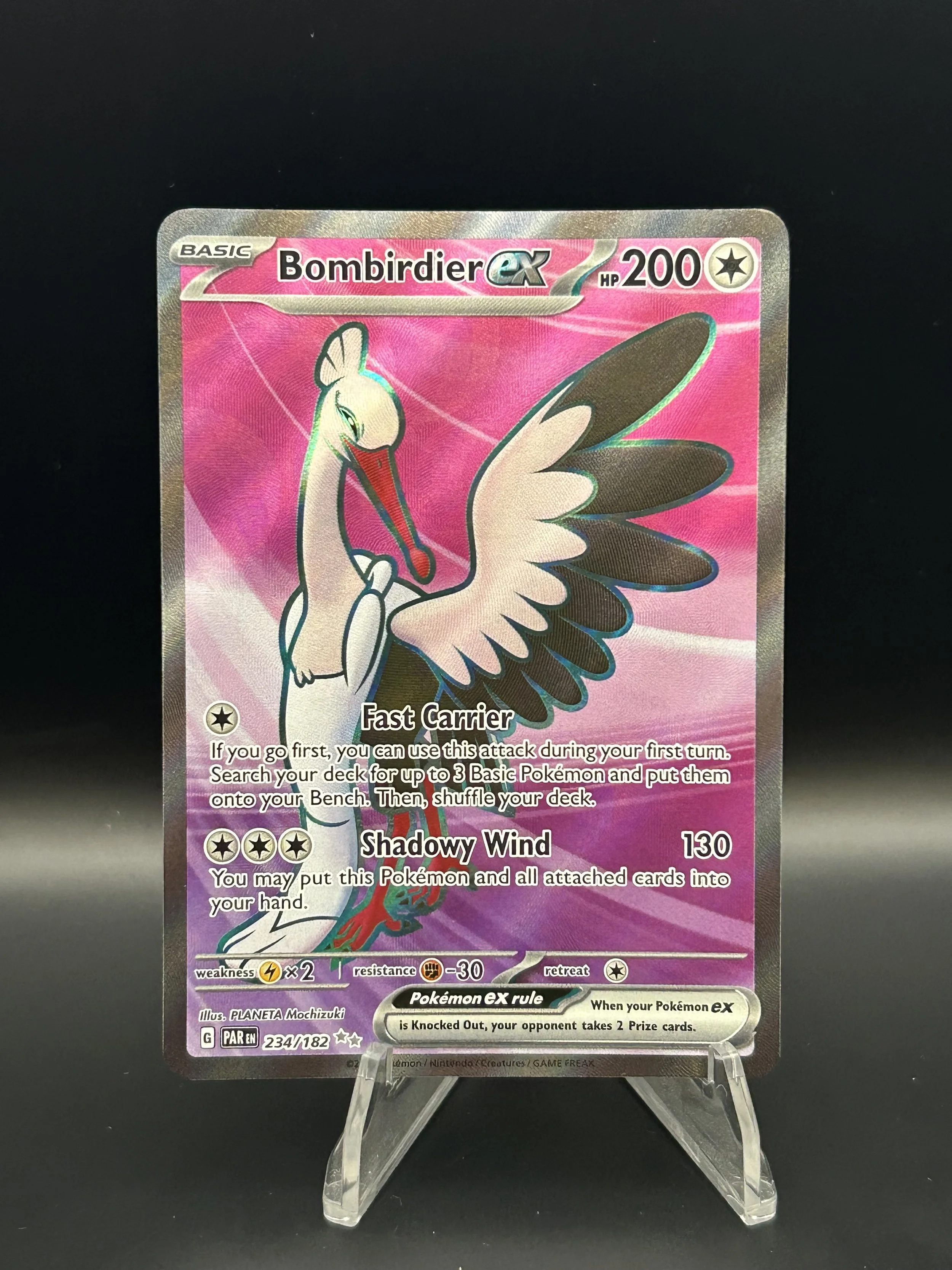 Bombirdier ex 234/182 Ultra Rare Paradox Rift NM-LP