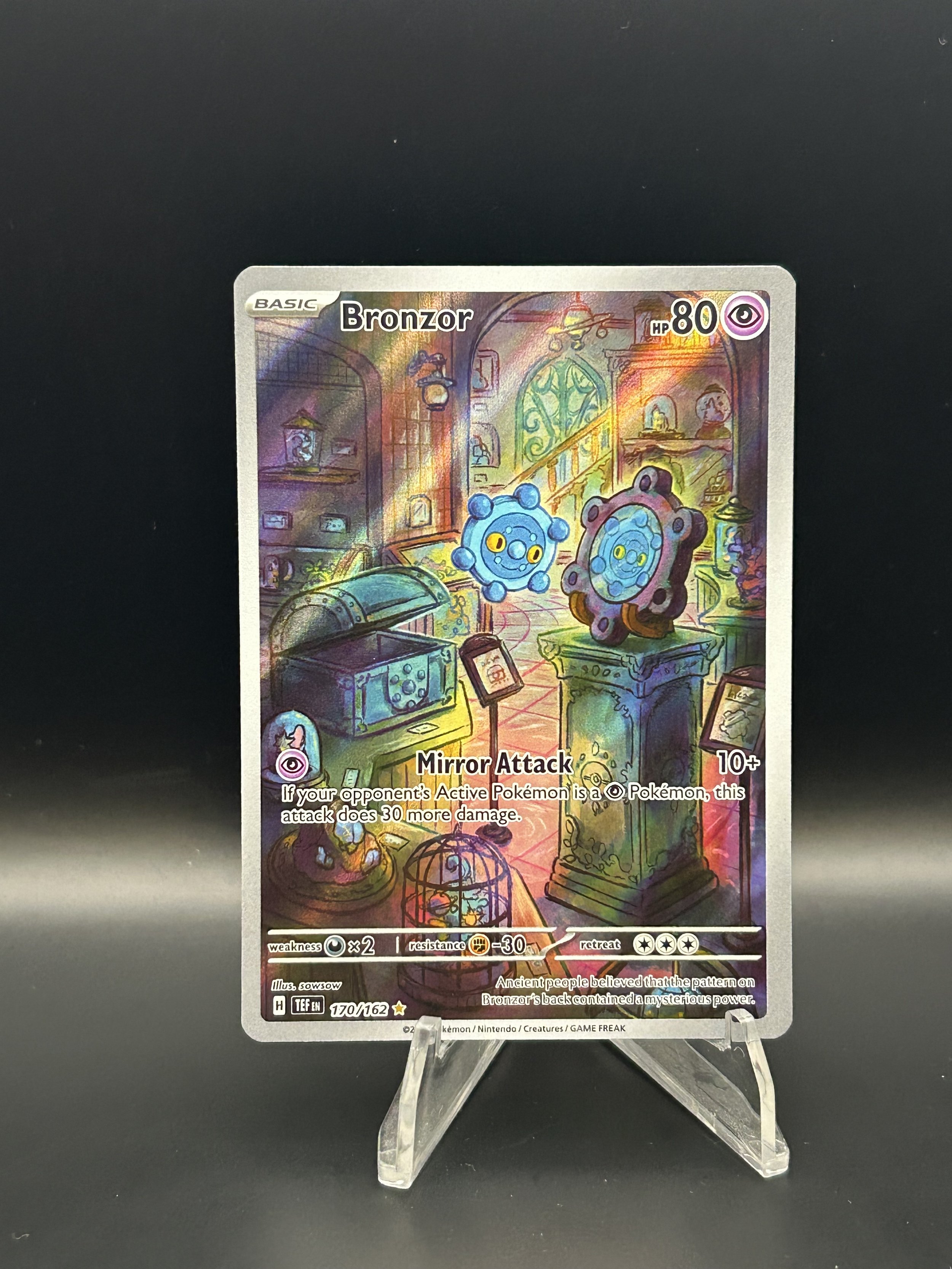 Bronzor  170/162 Illustration Rare Temporal Forces NM-LP