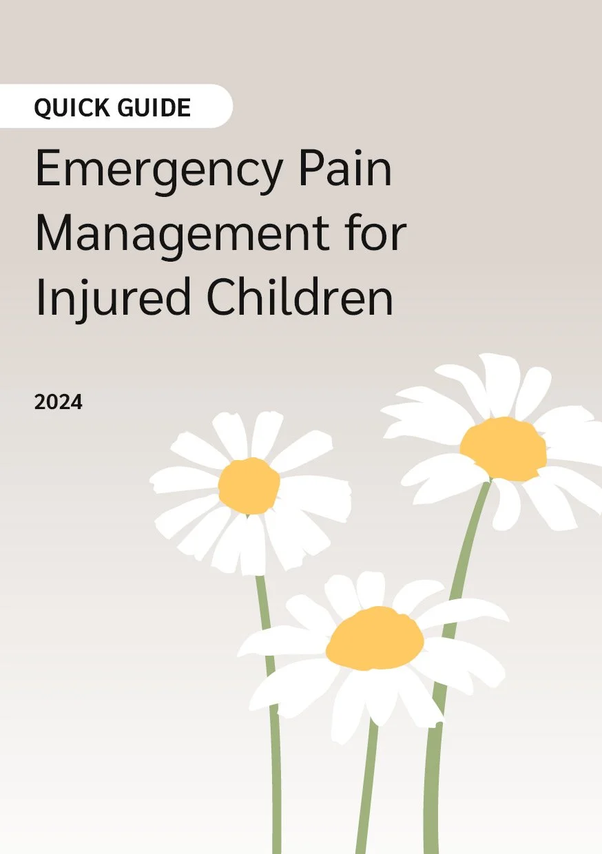 Emergency pain management for injured children
