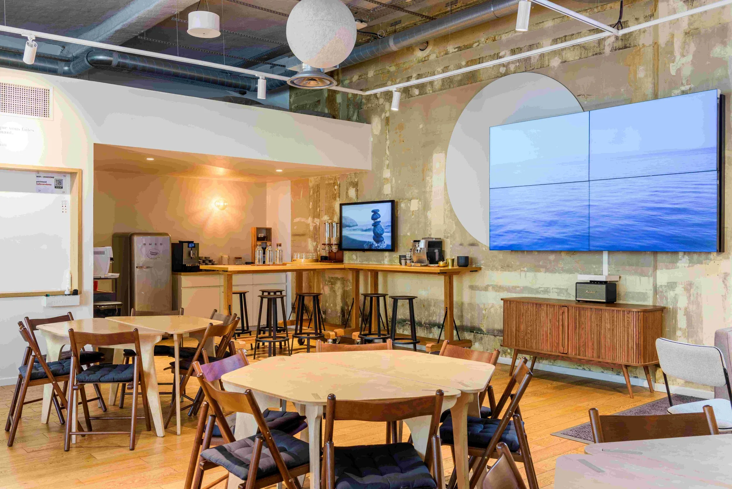 Vue espace café