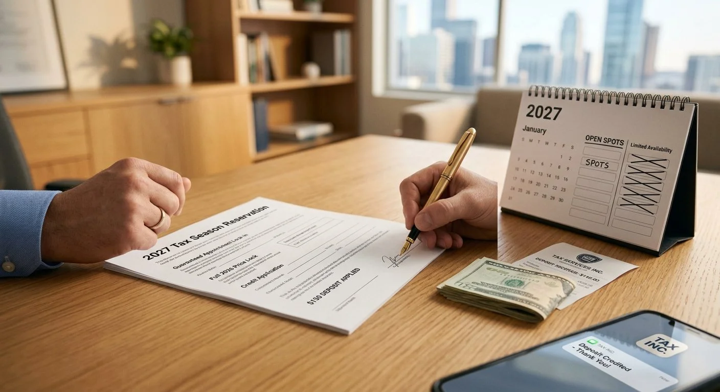 Reserve Your 2027 Tax Season Spot!