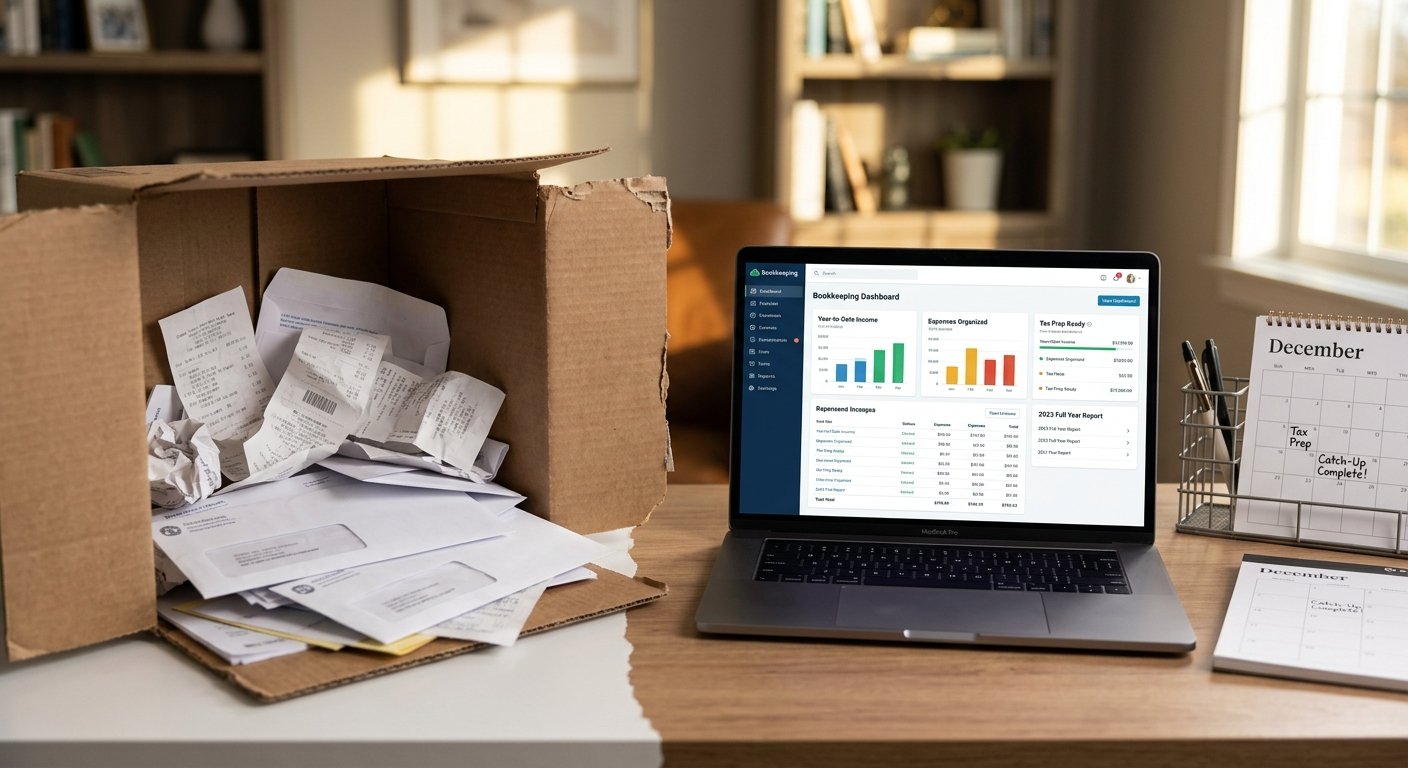 Bookkeeping Catch-Up — from $450