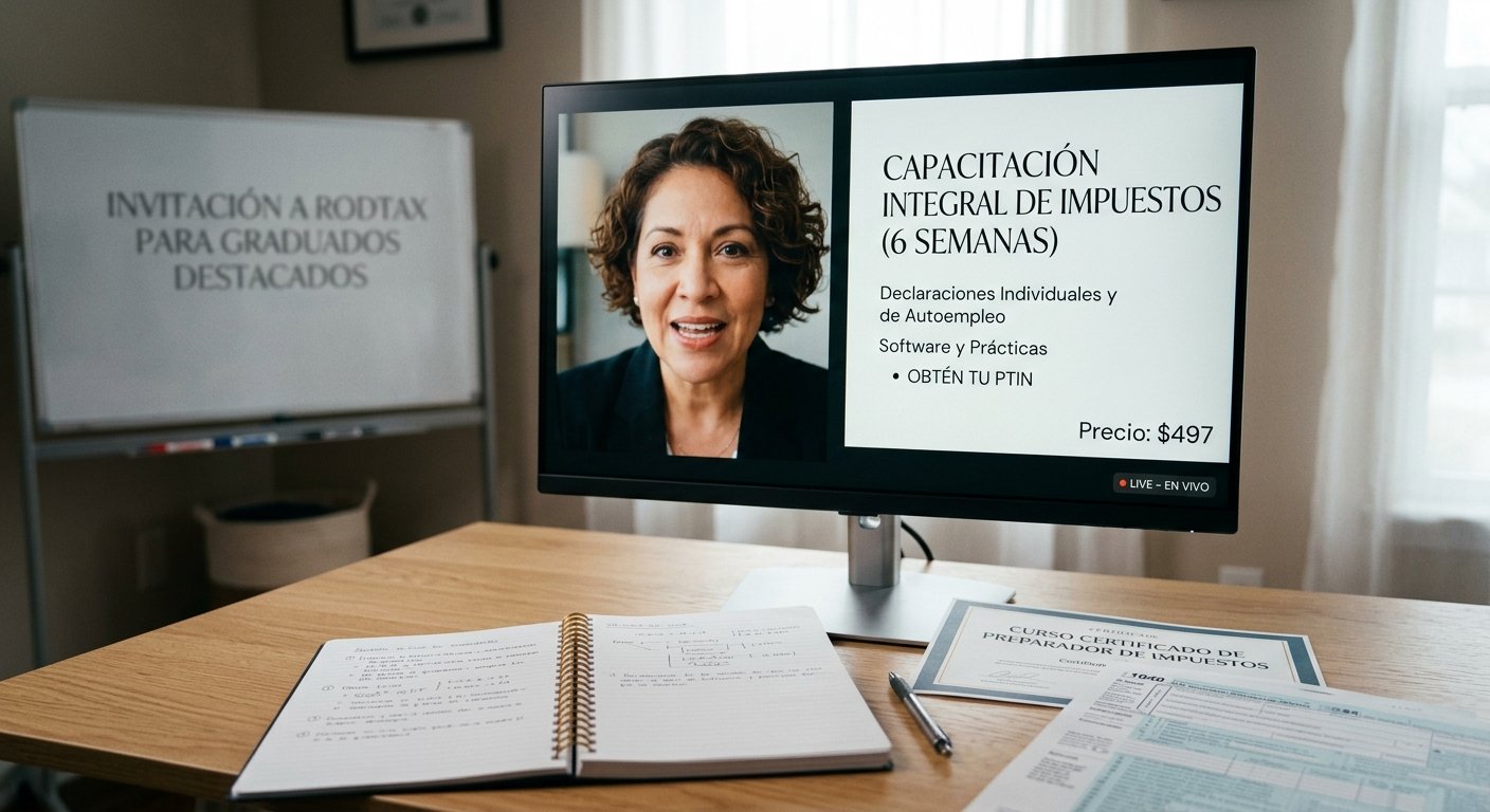 Conviértete en Preparador de Impuestos: ¡Curso de 6 Semanas en Español!