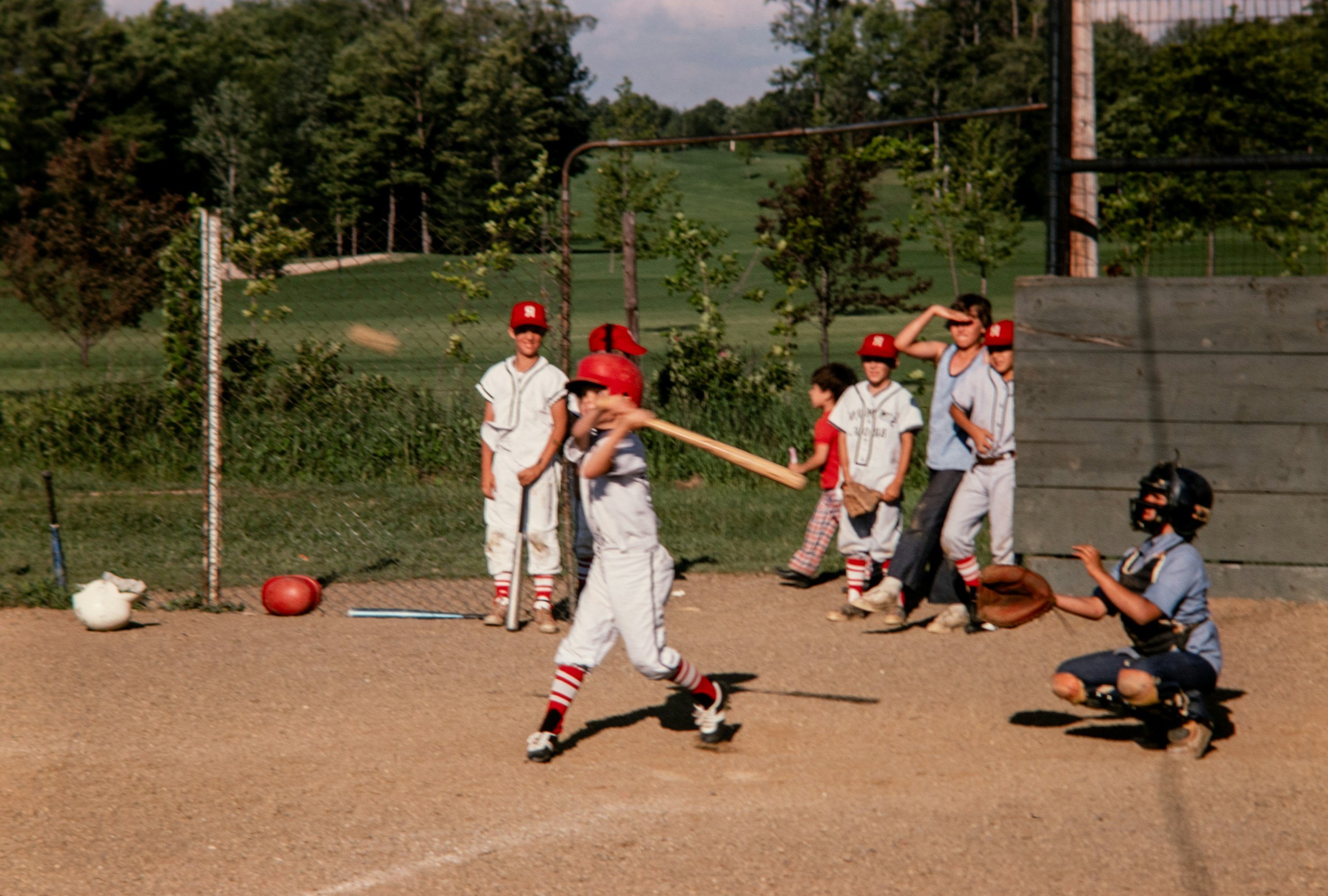 kids baseball players