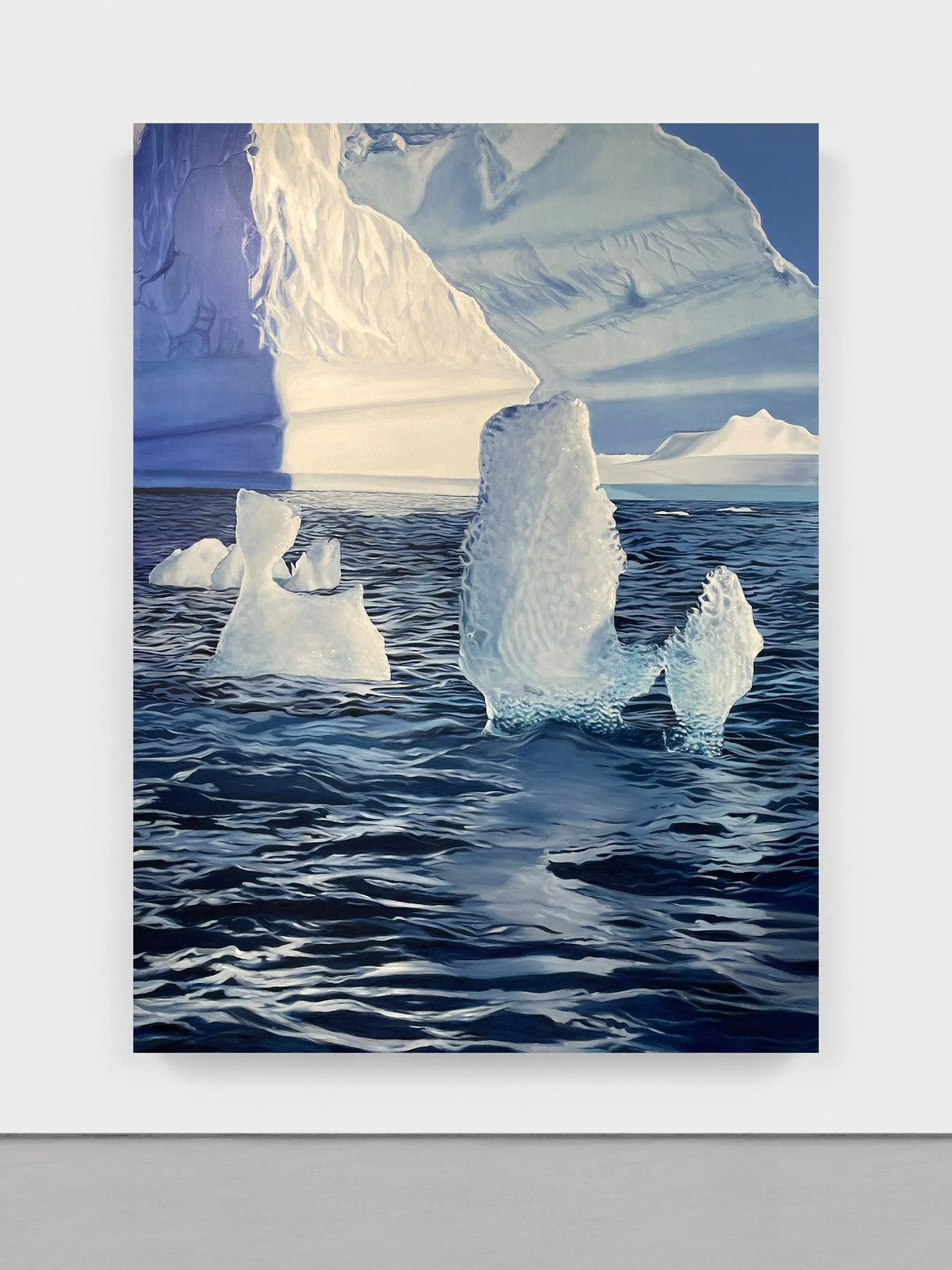Melville Bay, 2025, oil on canvas, 110 x 82 inches