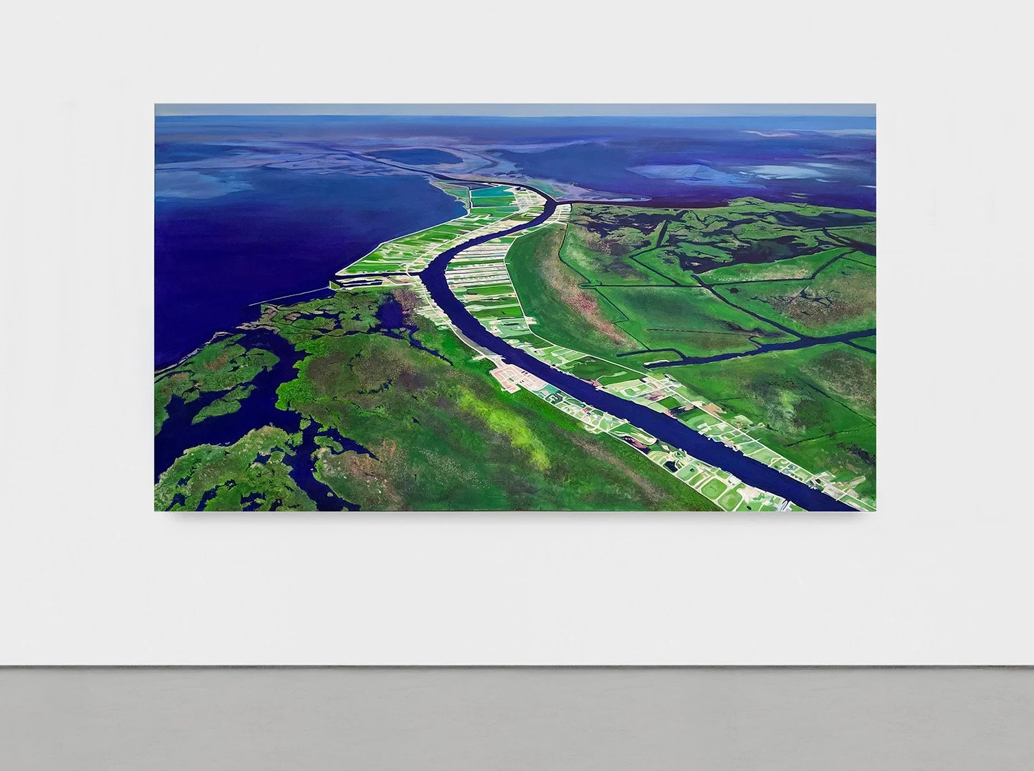 Lafitte, 2025, oil on canvas, 67 x 118 inches