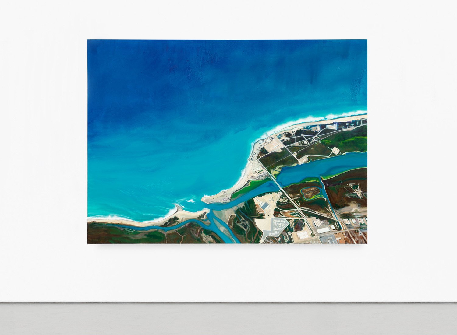 Calleguas Creek, 2025, oil on canvas, 75 x100 inches