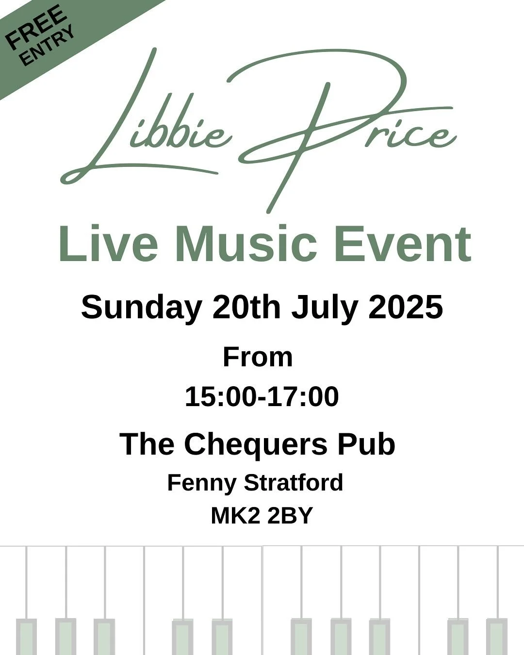 🚨GIG ALERT - MILTON KEYNES🚨

Hey everyone, if you like to spend your Sunday afternoons, with a refreshing drink in hand and listening to some chilled live music? 

This coming Sunday (20/07/25), I will be playing a 2 hour set, full of covers and or
