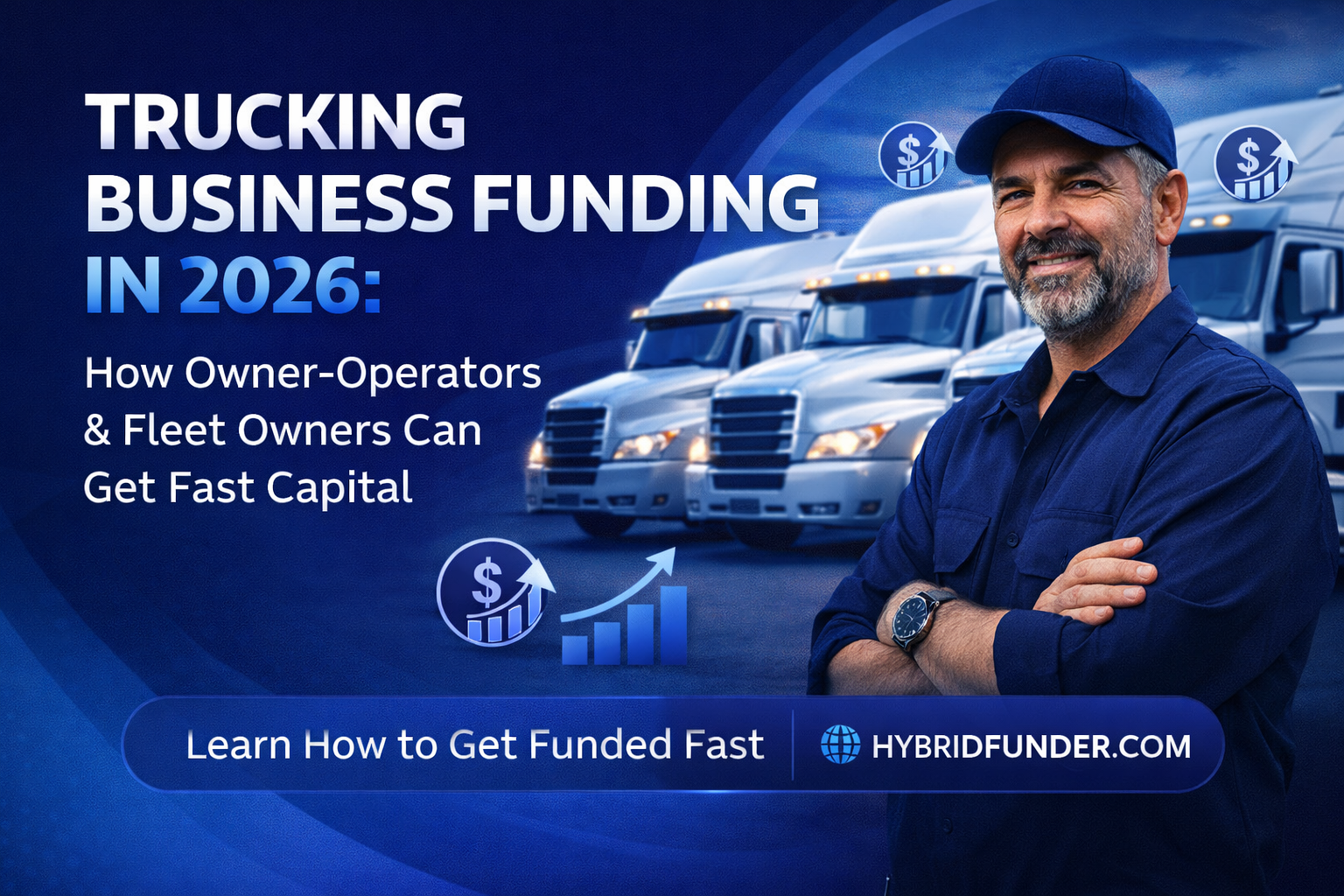🚛 Trucking Business Funding in 2026: How Owner-Operators &amp; Fleet Owners Get Fast Capital (Even with Bad Credit)