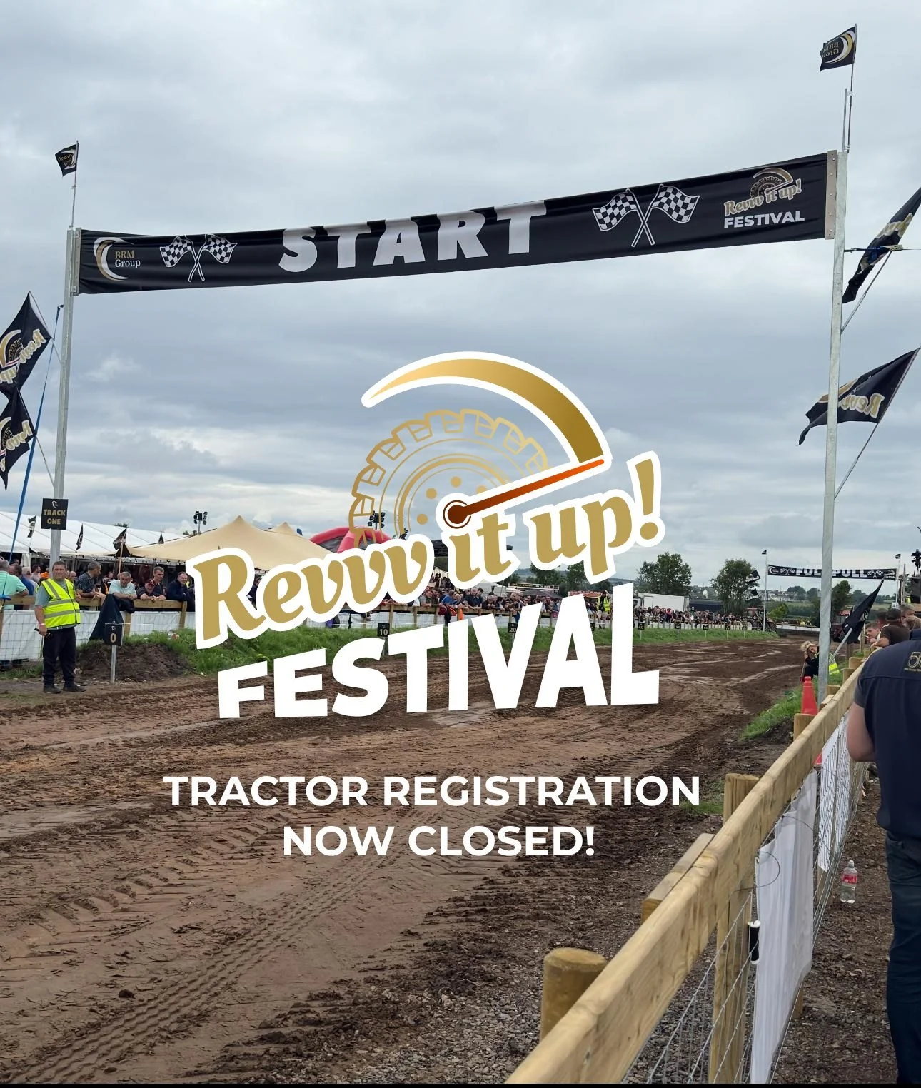 Demand has been incredible and tractor registration is now officially CLOSED.

90% of tractor places sold out in just 8 hours which is mad.

Thank you to everyone who registered &ndash; we will see you on the track at Revvv It Up 2026 🔥