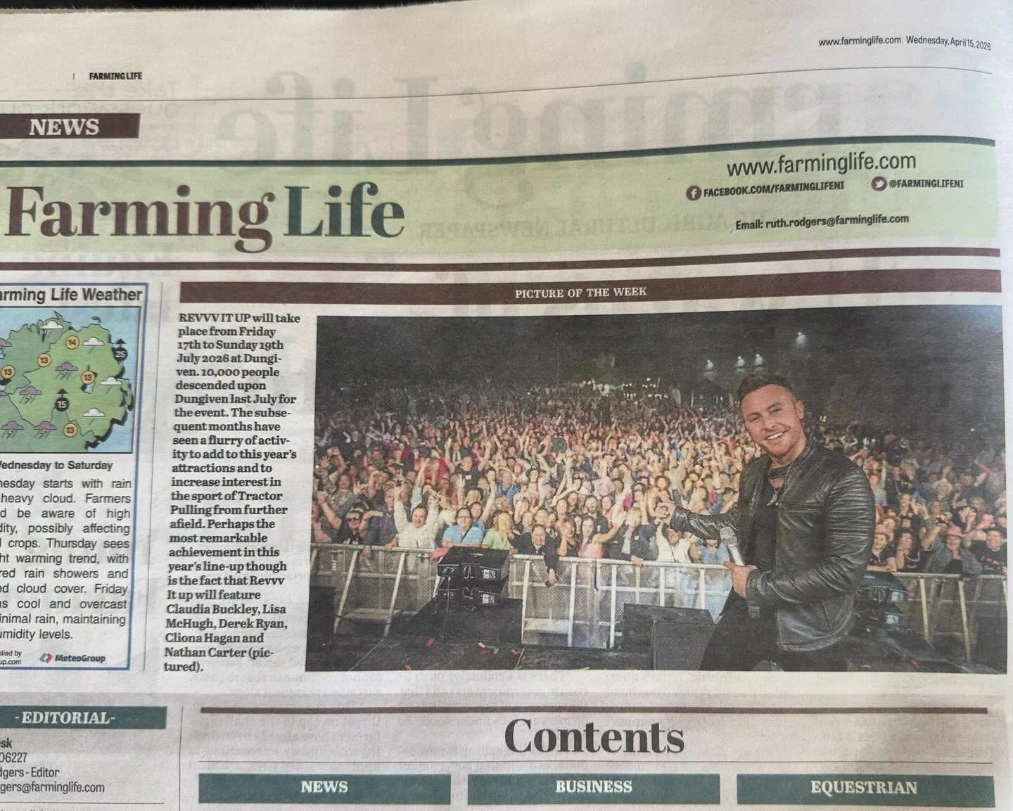 🗞️ REVVV IT UP MAKING HEADLINES 🗞️

Featured in Farming Life, Revvv It Up Festival is officially on the map as one of the fastest-growing events in the country. 2026 is shaping up to be next level.

After welcoming 10,000+ people last summer, we&rs