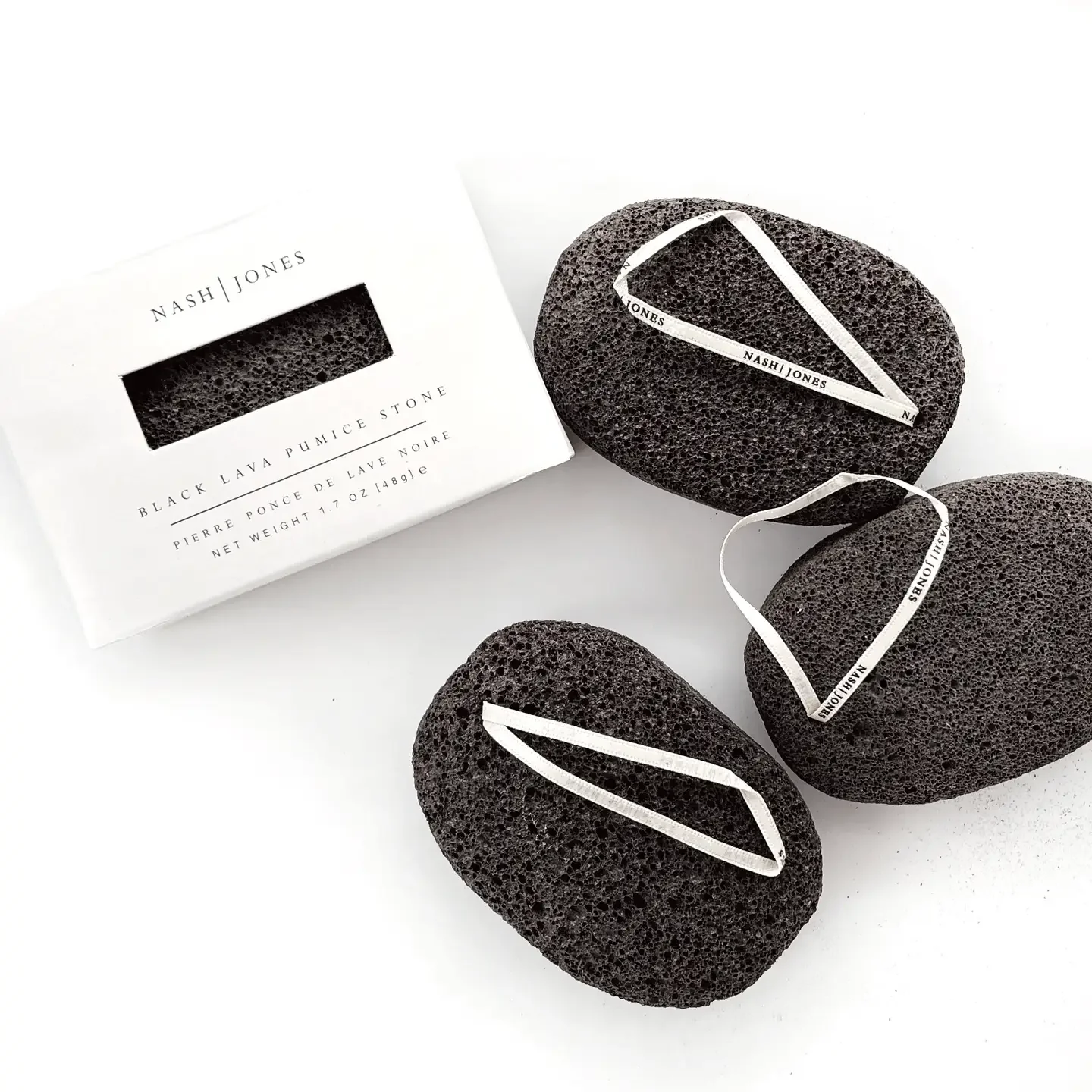 Nash and Jones - Lava Exfoliating Pumice Stone: Black Lava