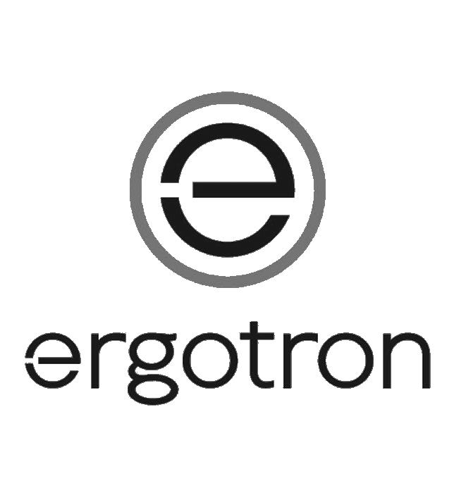 Logo for Ergotor featuring a circular icon with a stylized lowercase 'e' inside and the company name 'ergotor' below.