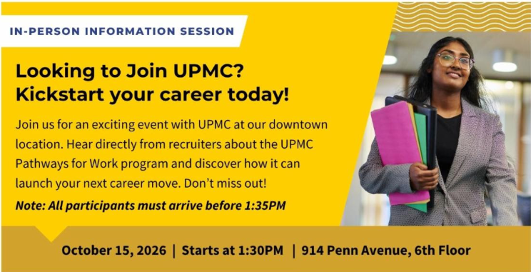 CareerLink: UPMC Info Session