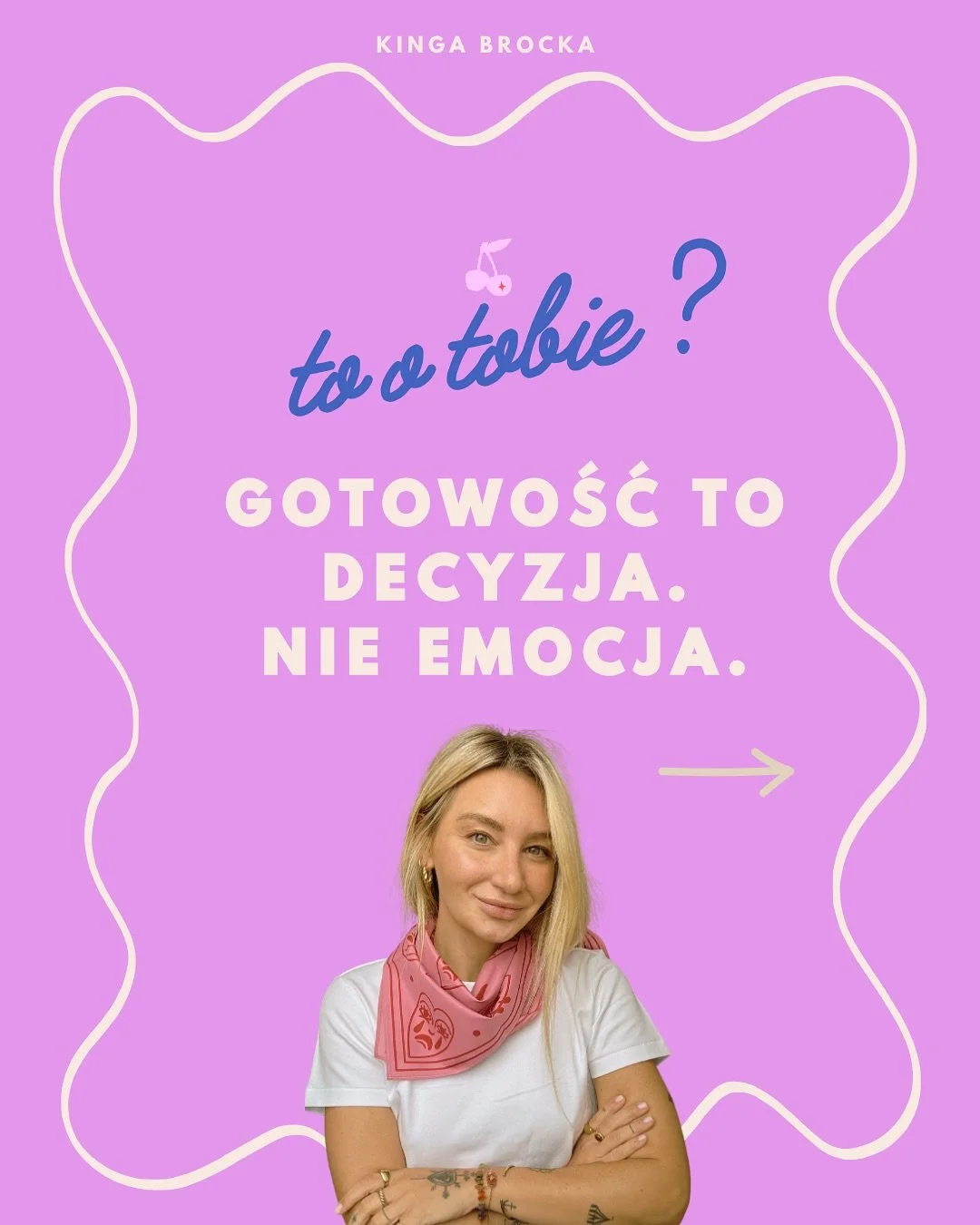 Ja też długo myliłam te dwie rzeczy.
Czekałam, aż się poczuję gotowa, zamiast zdecydować, że chcę spr&oacute;bować.

Psychologicznie to podobno bardzo ludzkie :) ( uff)
M&oacute;zg woli to, co znane i bezpieczne.
A niepewność traktuje jak zagrożenie,