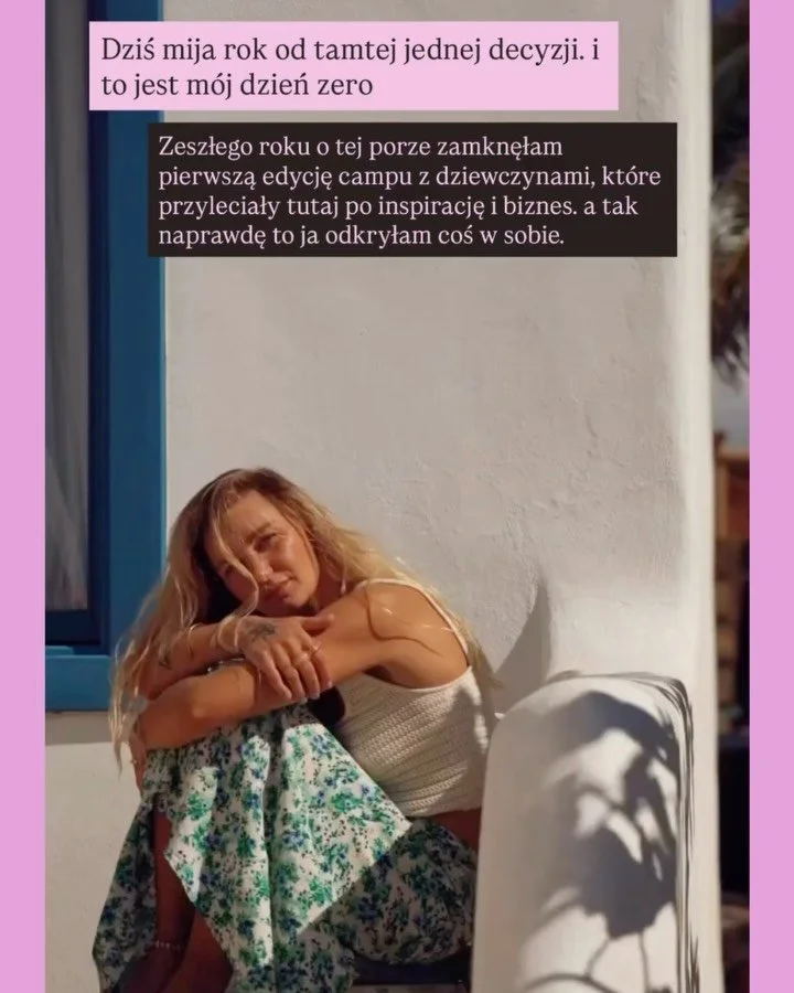 Znam drogę szybkiego efektu.
I znam drogę, kt&oacute;ra daje trwałą zmianę.
Wybrałam tę drugą.
Najpierw zbudowałam siebie-
a dopiero potem markę.
Dziś prowadzę w tym inne kobiety 🌞✨