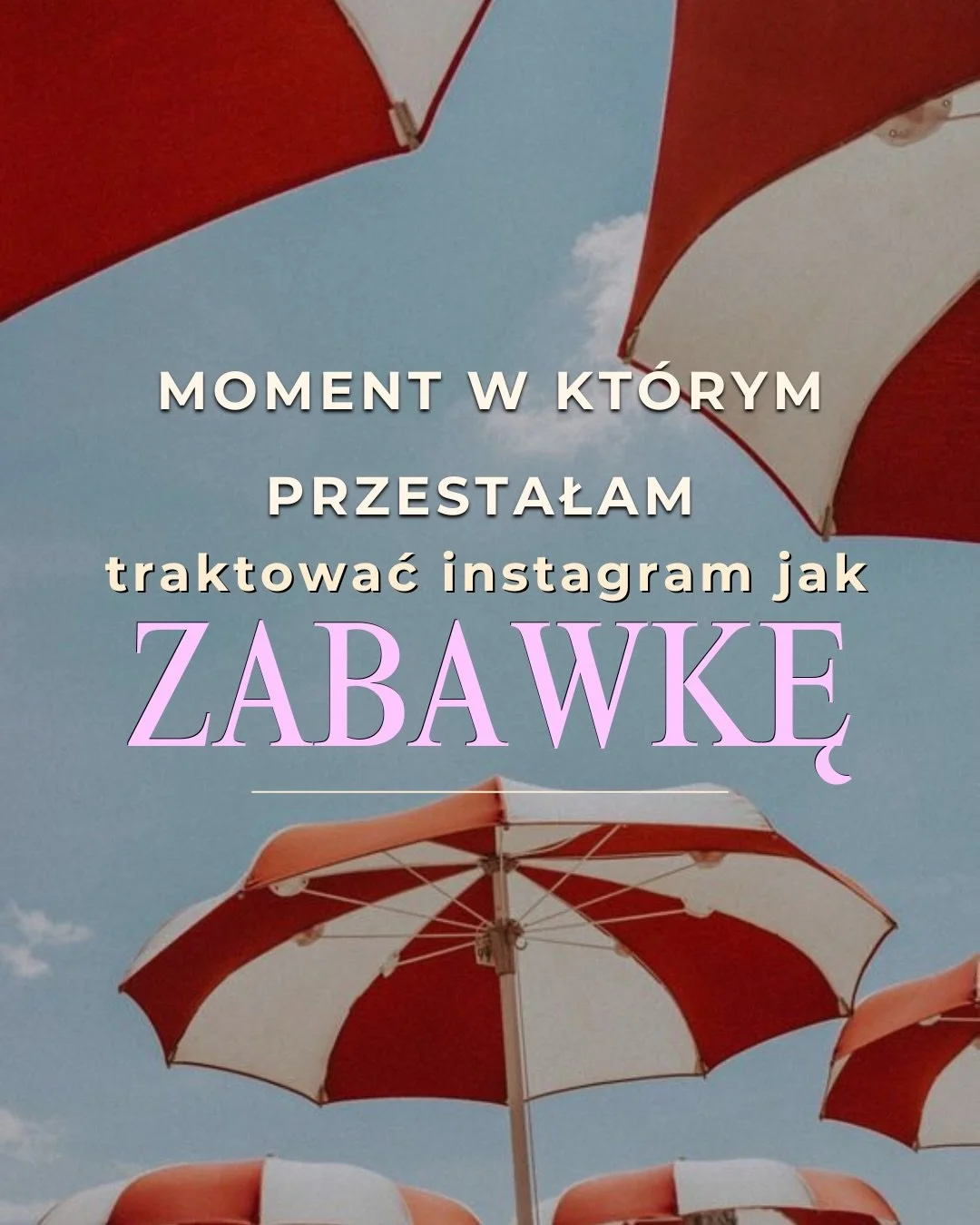 I myślę, że to jest bardzo ważne, żeby to powiedzieć głośno.

To nie było tak, że pewnego dnia wstałam i pomyślałam: &bdquo;od dziś Instagram będzie przyjemny, a biznes stabilny&rdquo;.
Ale na podstawie pr&oacute;b, test&oacute;w por&oacute;wnań i ro