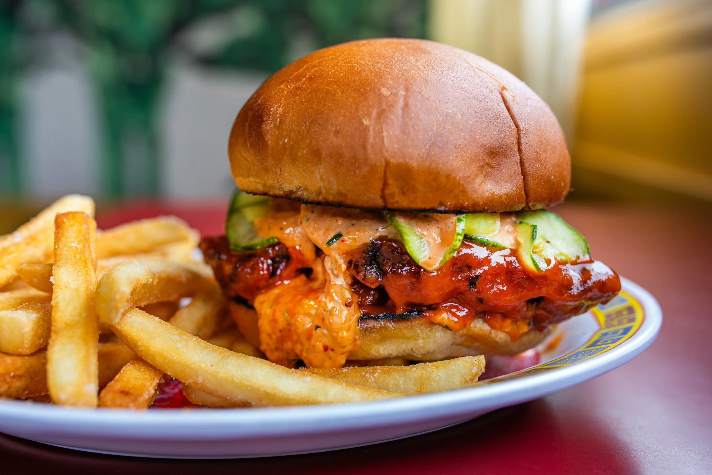 Korean fried chicken sandwich