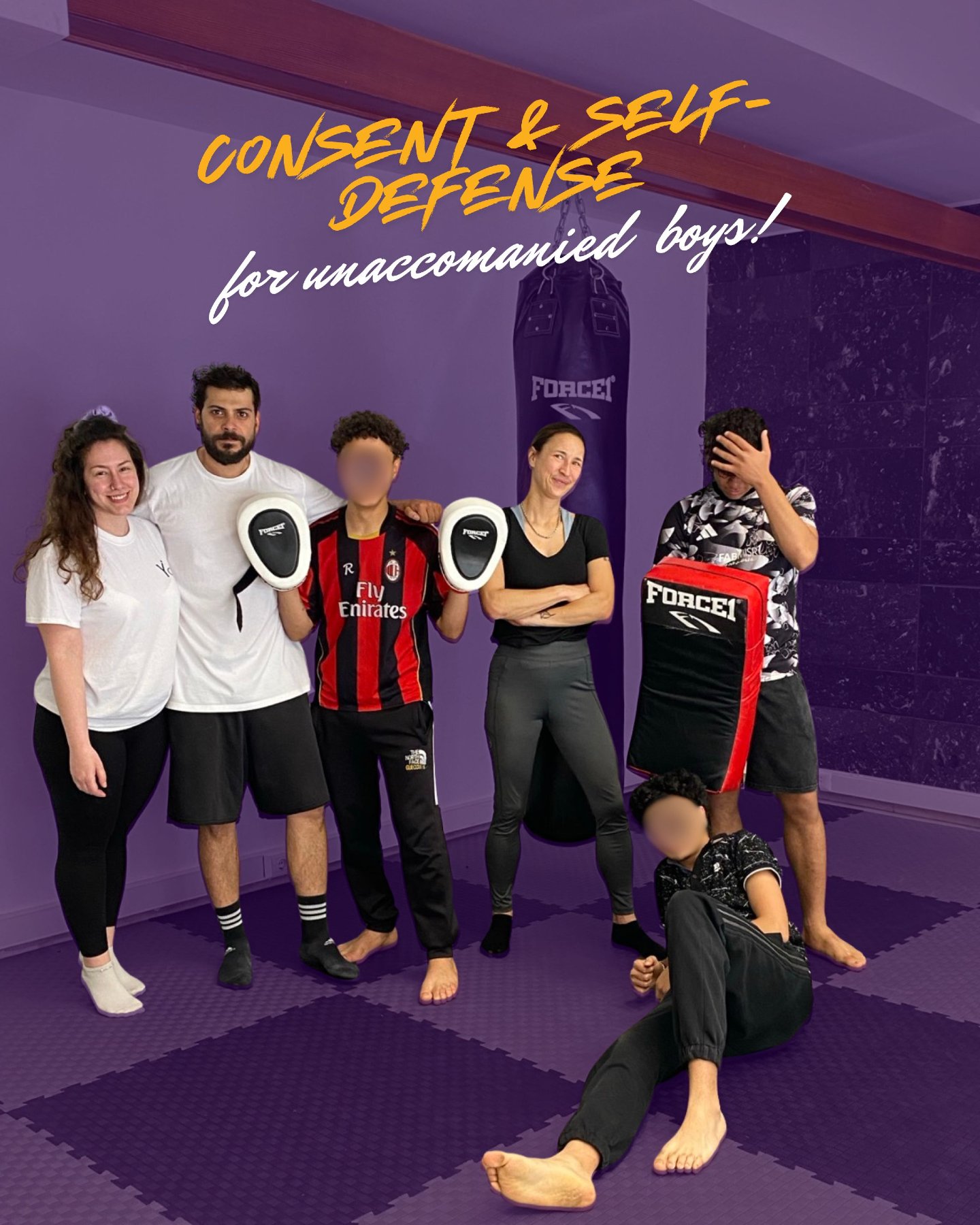 In Athens, our instructor and sports therapist Katharina Strutynski facilitated a violence prevention and empowerment course for unaccompanied minor boys living in a shelter.

This group requires a thoughtful and tailored approach. While men are stat