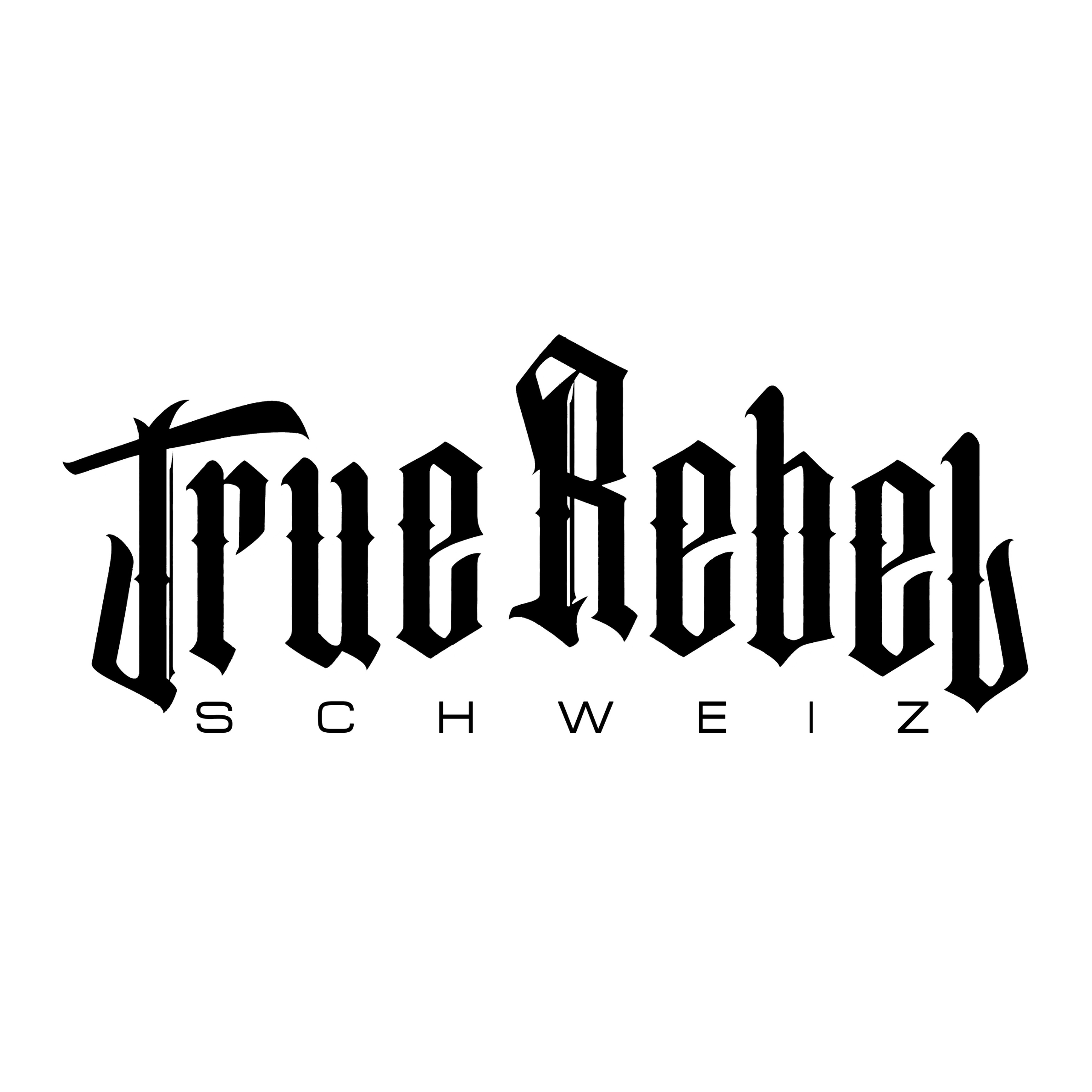 Logo from True Rebel Store Black White