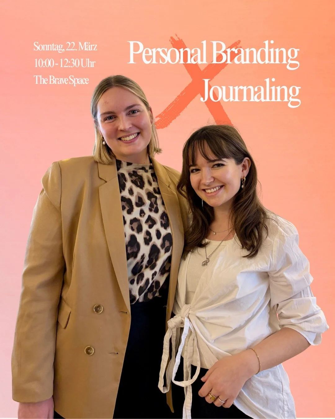 SPECIAL INVITATION: Personal Branding x Journaling 🩷

@hanna.hieronymus und ich schlie&szlig;en uns f&uuml;r einen ganz besonderen Workshop zusammen:

Wir verbinden Personal Branding mit Journaling &ndash; also strategische Positionierung mit ehrlic