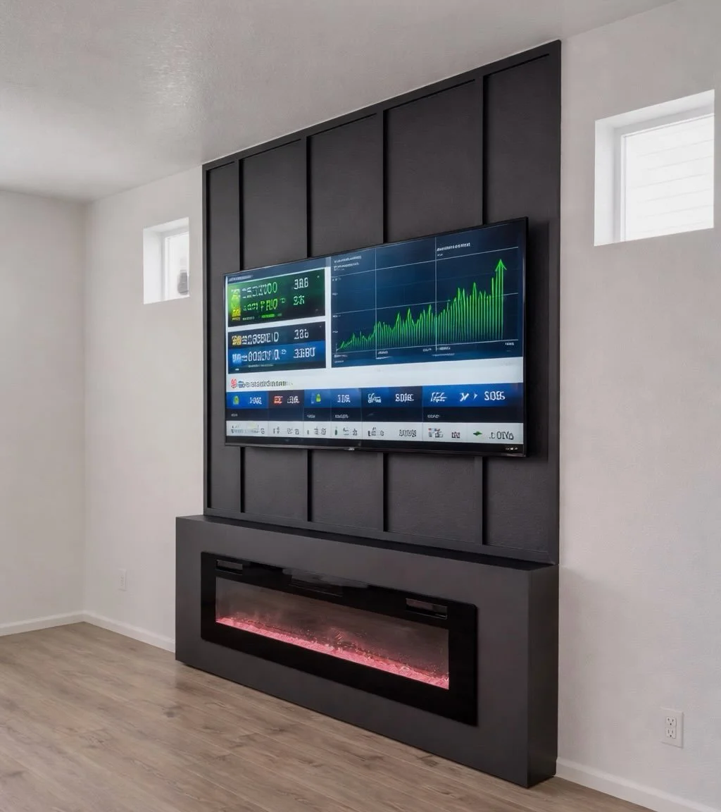 Fireplace Media Accent Wall | Florida Media Walls and Entertainment Build-In Centers | tvmediawall.com