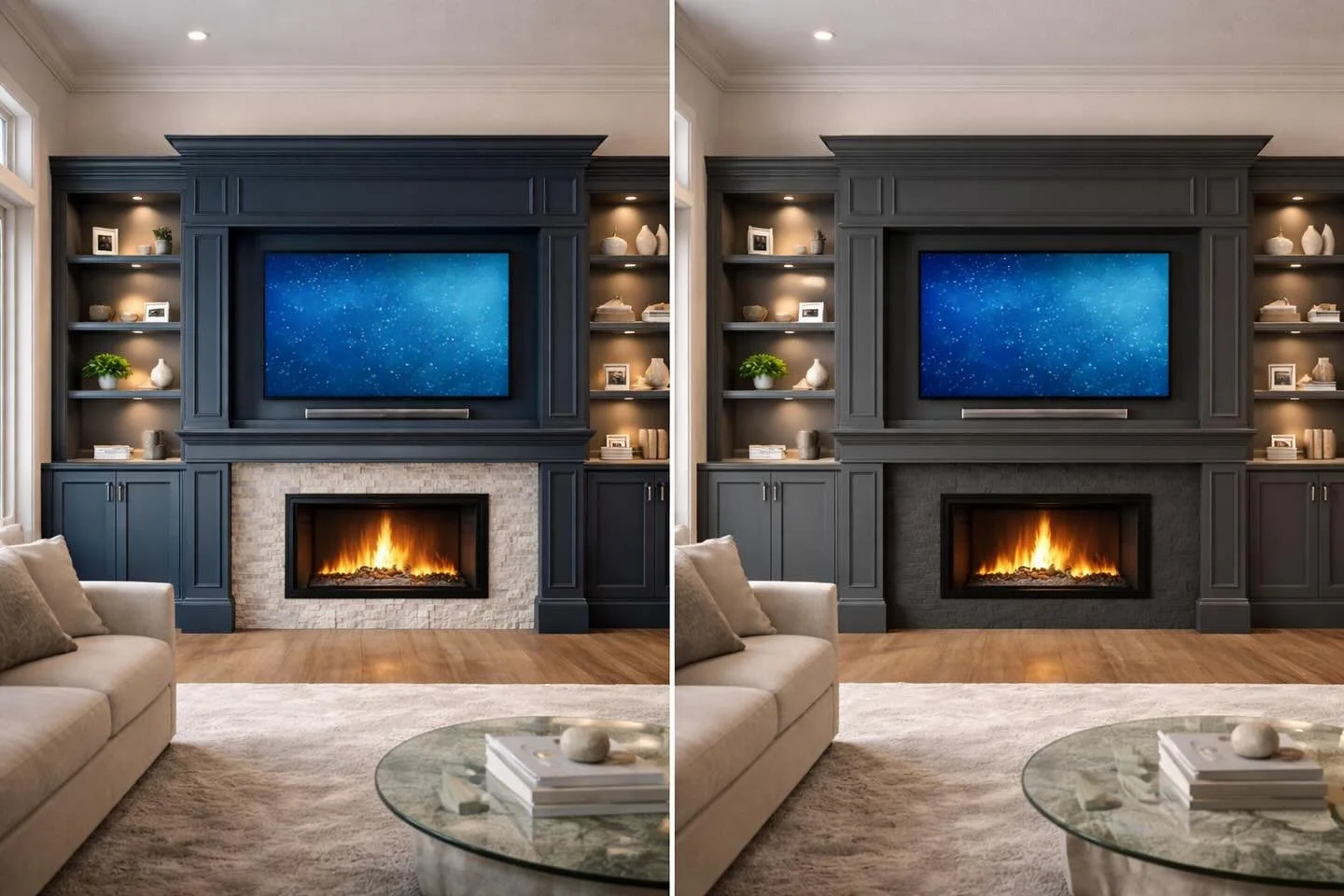 Signature Classic Built-In 
Florida Media Walls and Entertainment Build-In Centers | tvmediawall.com