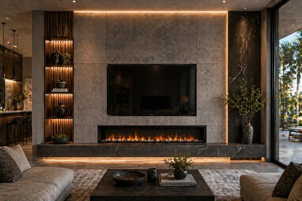 Looking for modern TV media wall ideas?

In Florida homes, media walls are no longer just a place to mount a TV. They define the entire living room. With open layouts, higher ceilings, and large wall spaces, homeowners are choosing custom media wall 