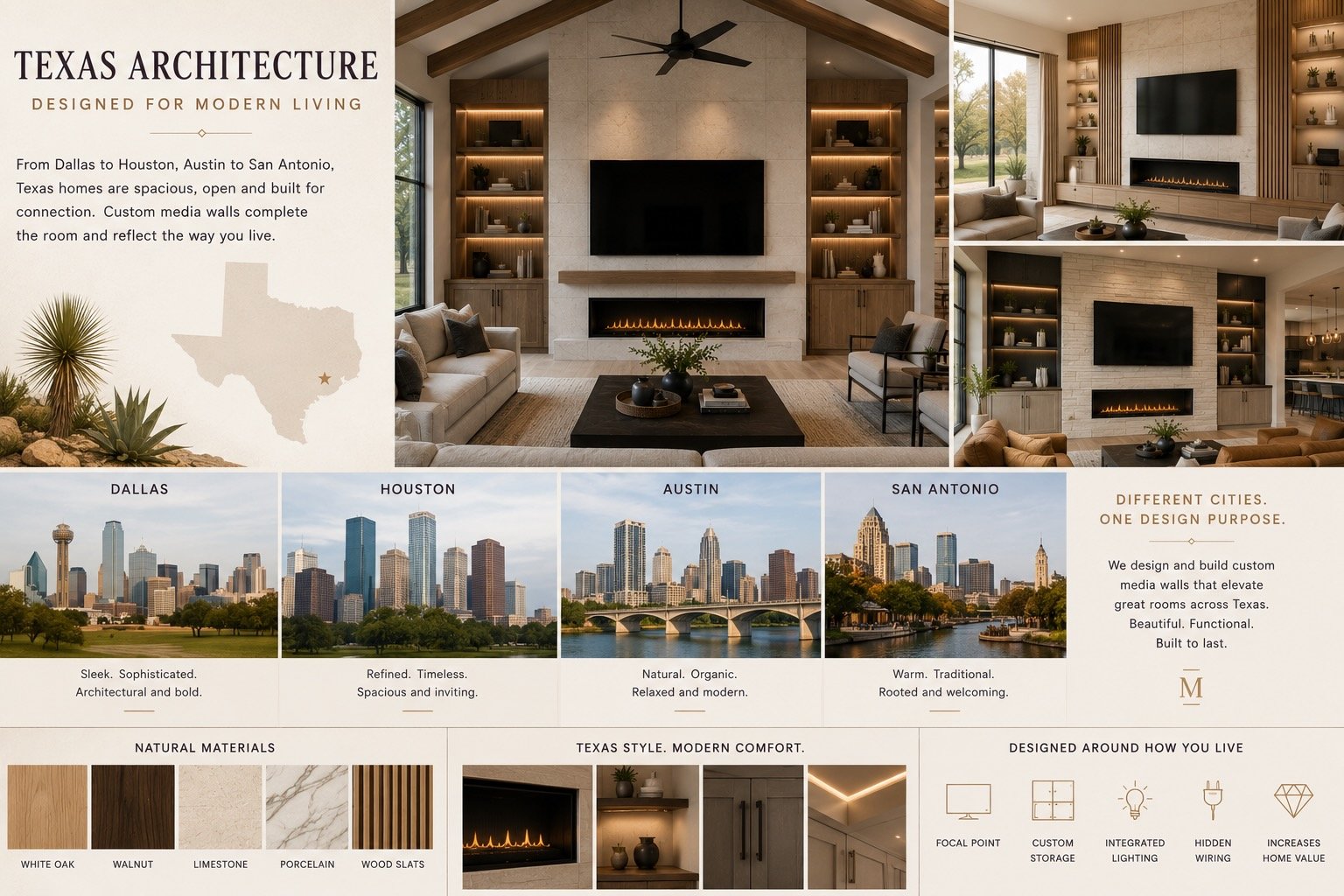 Why Media Walls Are Becoming One of the Most Popular Home Upgrades in Texas