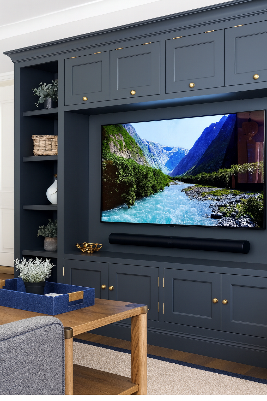 Modern TV Media Wall Designs in Orlando, Florida