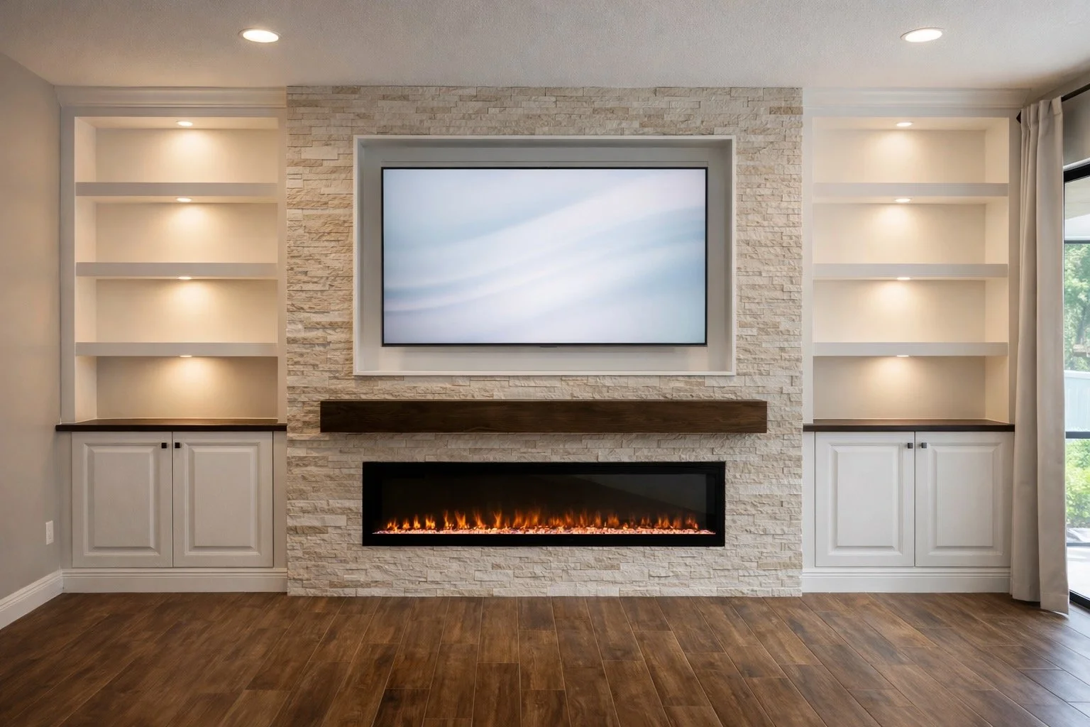 Classic Built-In Entertainment Center with Ledger Stone_03.jpeg