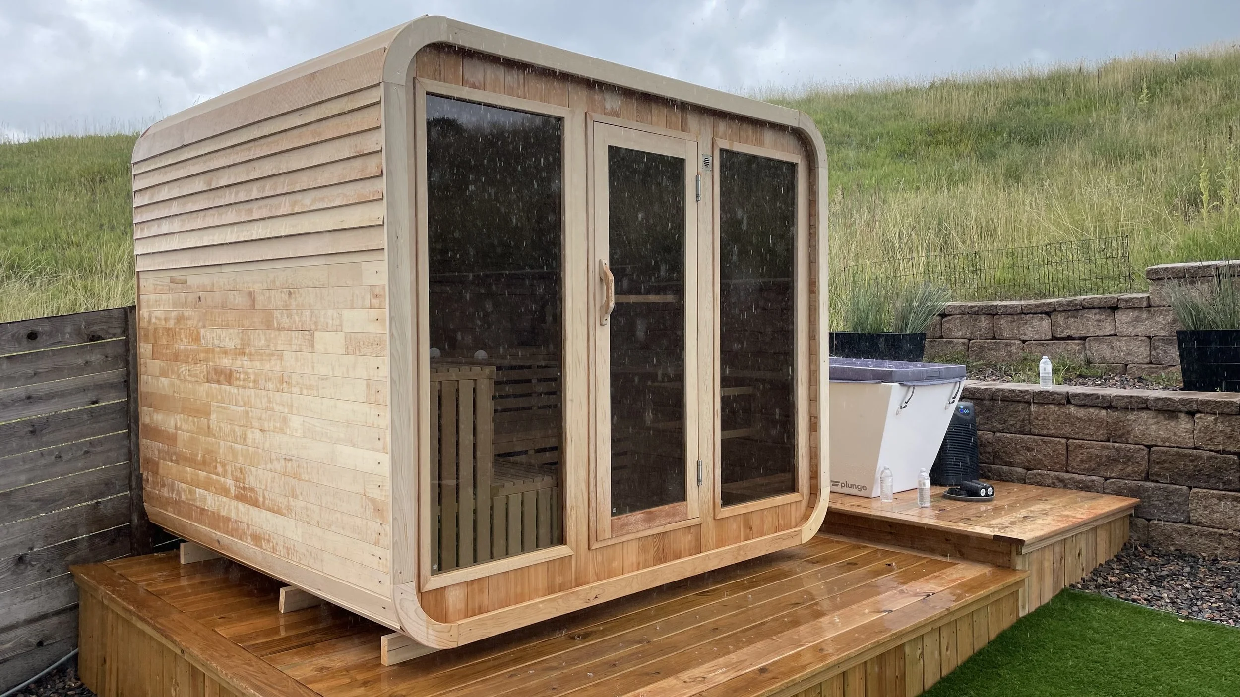 Sauna & Hot Tub Cedar Deck in Parker, Colorado