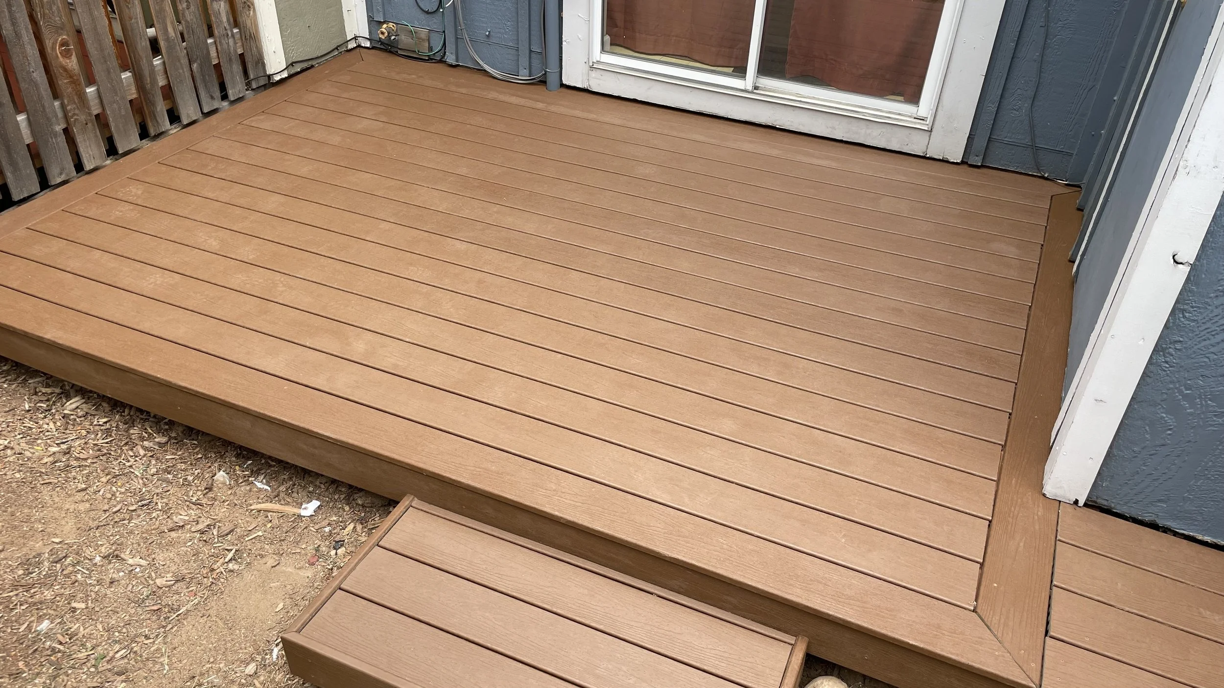 Composite Mini Deck Rebuild with Stair – Denver, CO