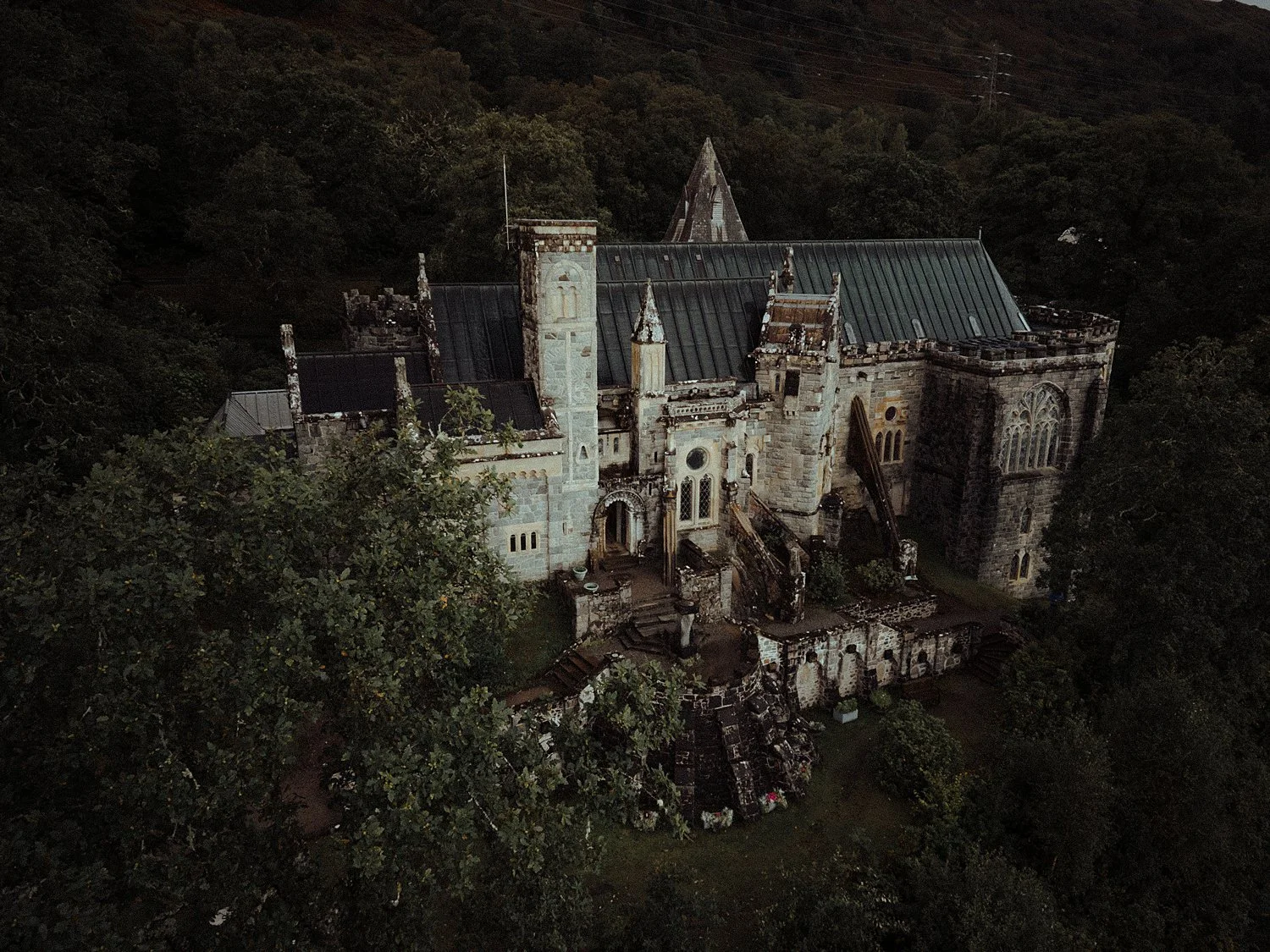 st conans kirk exterior photo drone outside