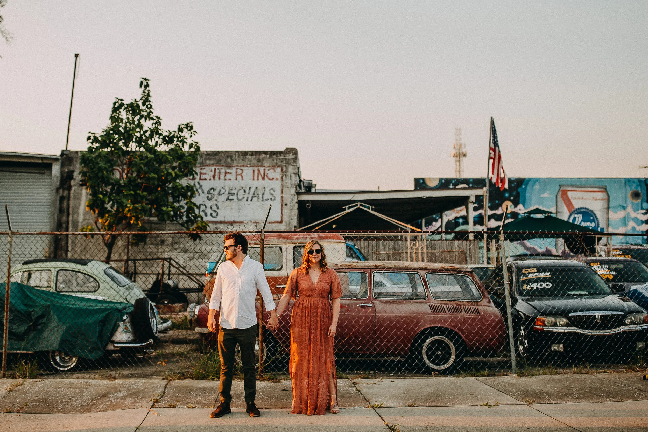 Keisha + JJ's Seminole Heights Engagement