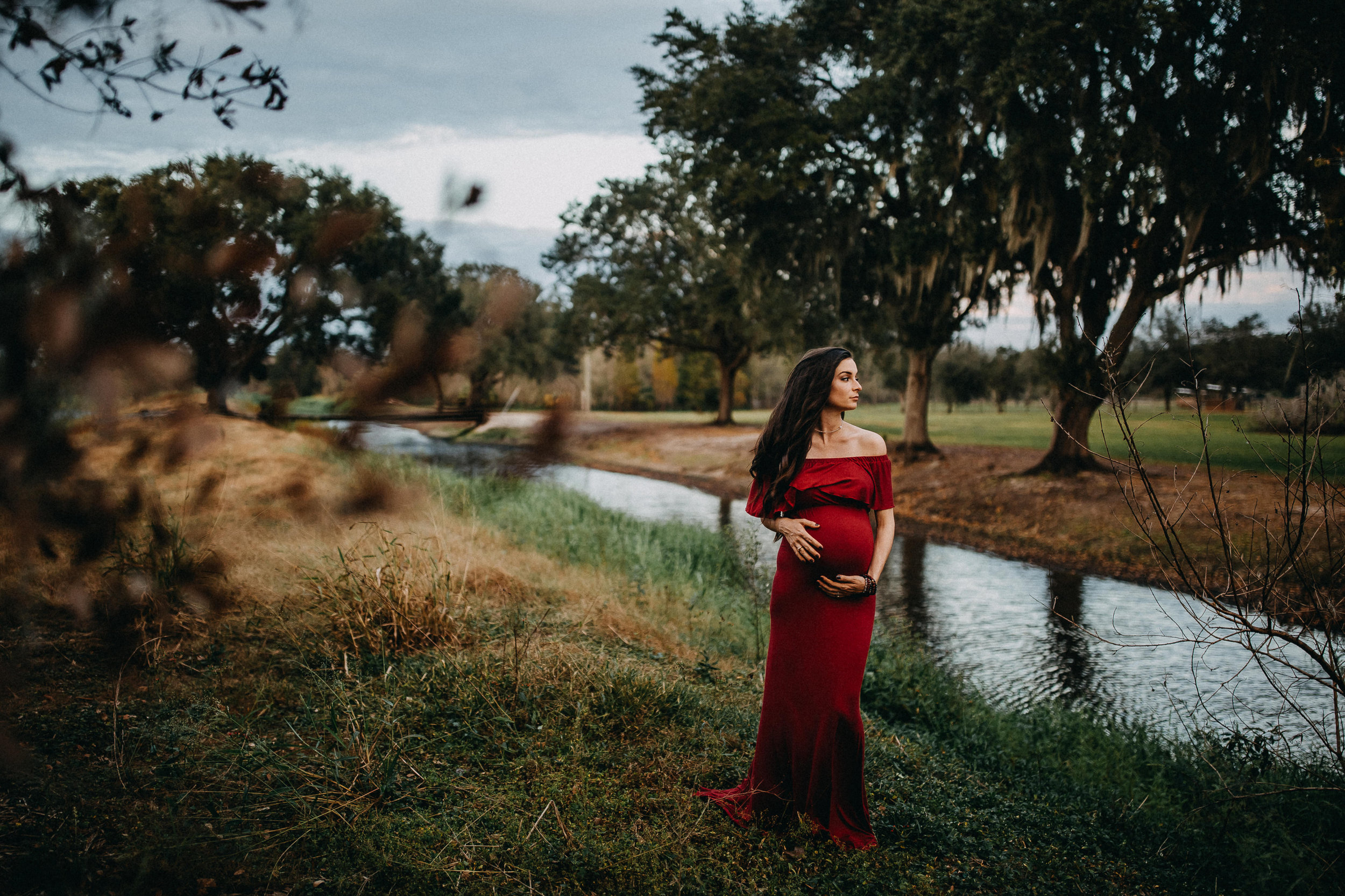 Paige + Chad's Backyard Maternity