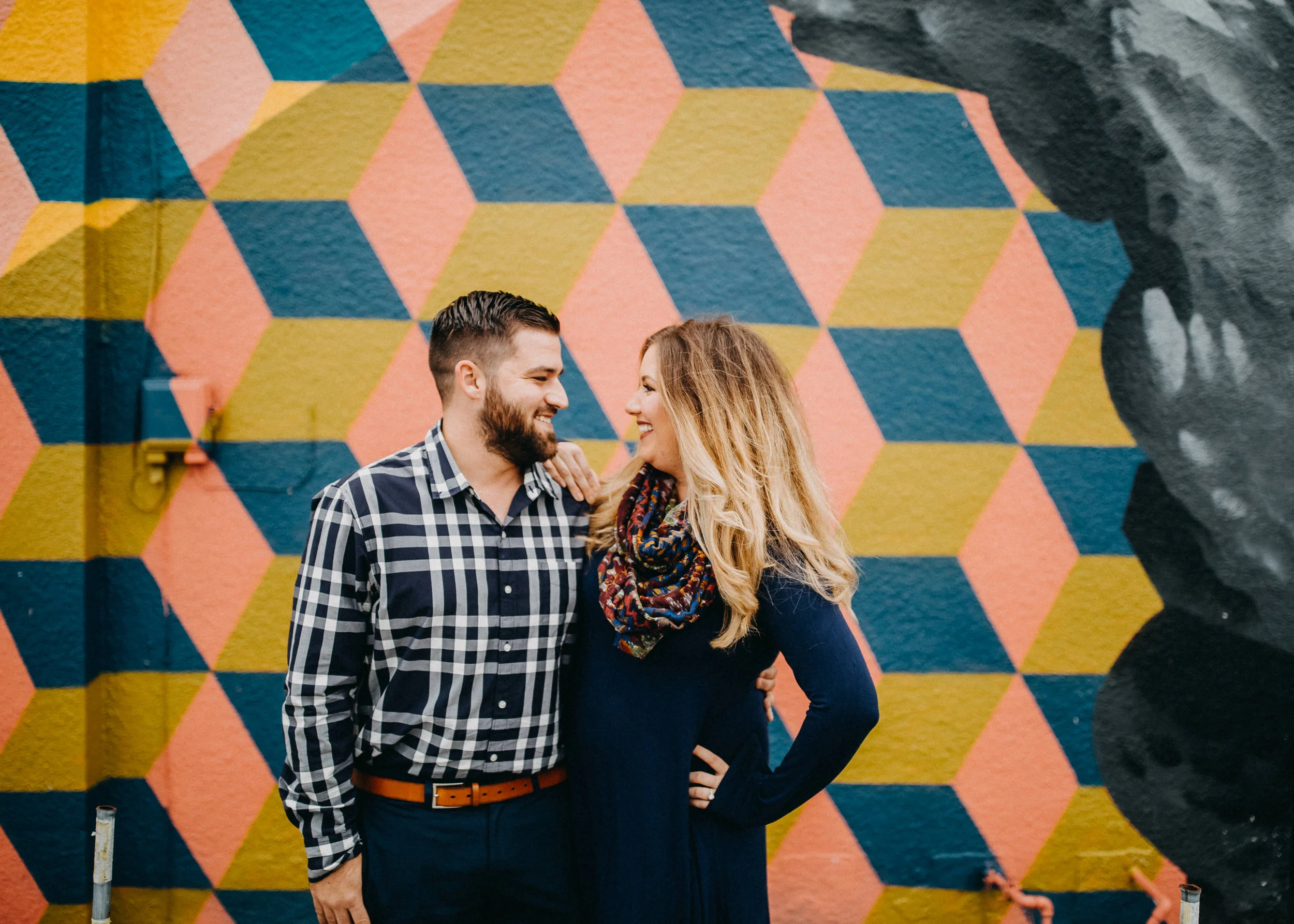 Ilana + Eric's Downtown St. Petersburg Engagement
