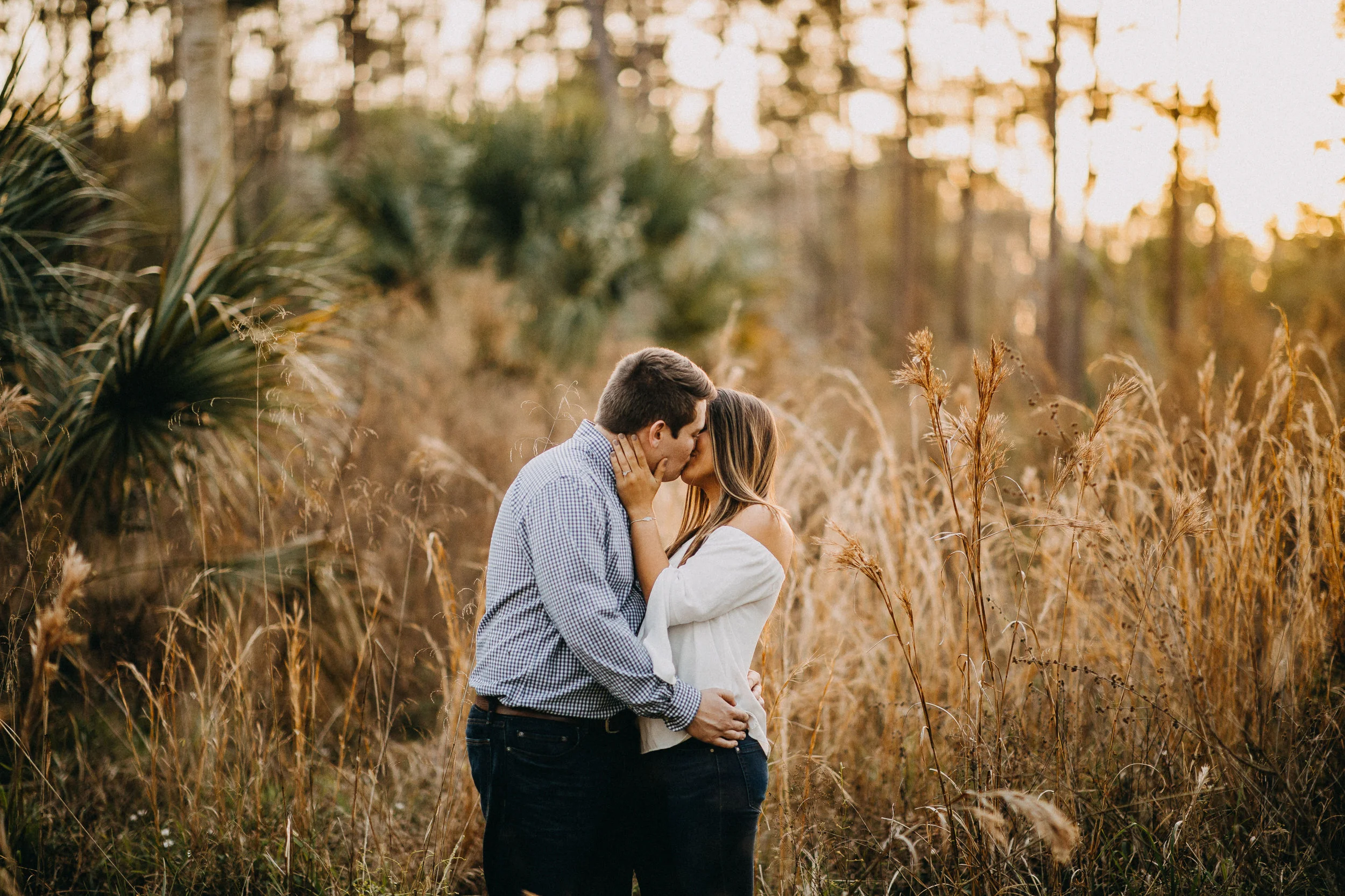 Holly + Brad's Hillsborough River State Park Engagement