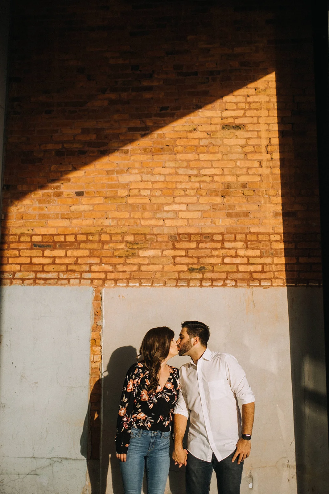 Mike + Meghan's Riverwalk Engagement 