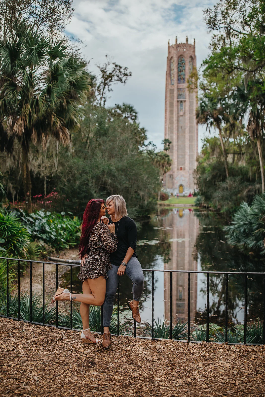 Tampa Wedding Photographer Orlando Wedding Photographer Engagement Session Bok Tower Engagement Session Bok Tower Gardens