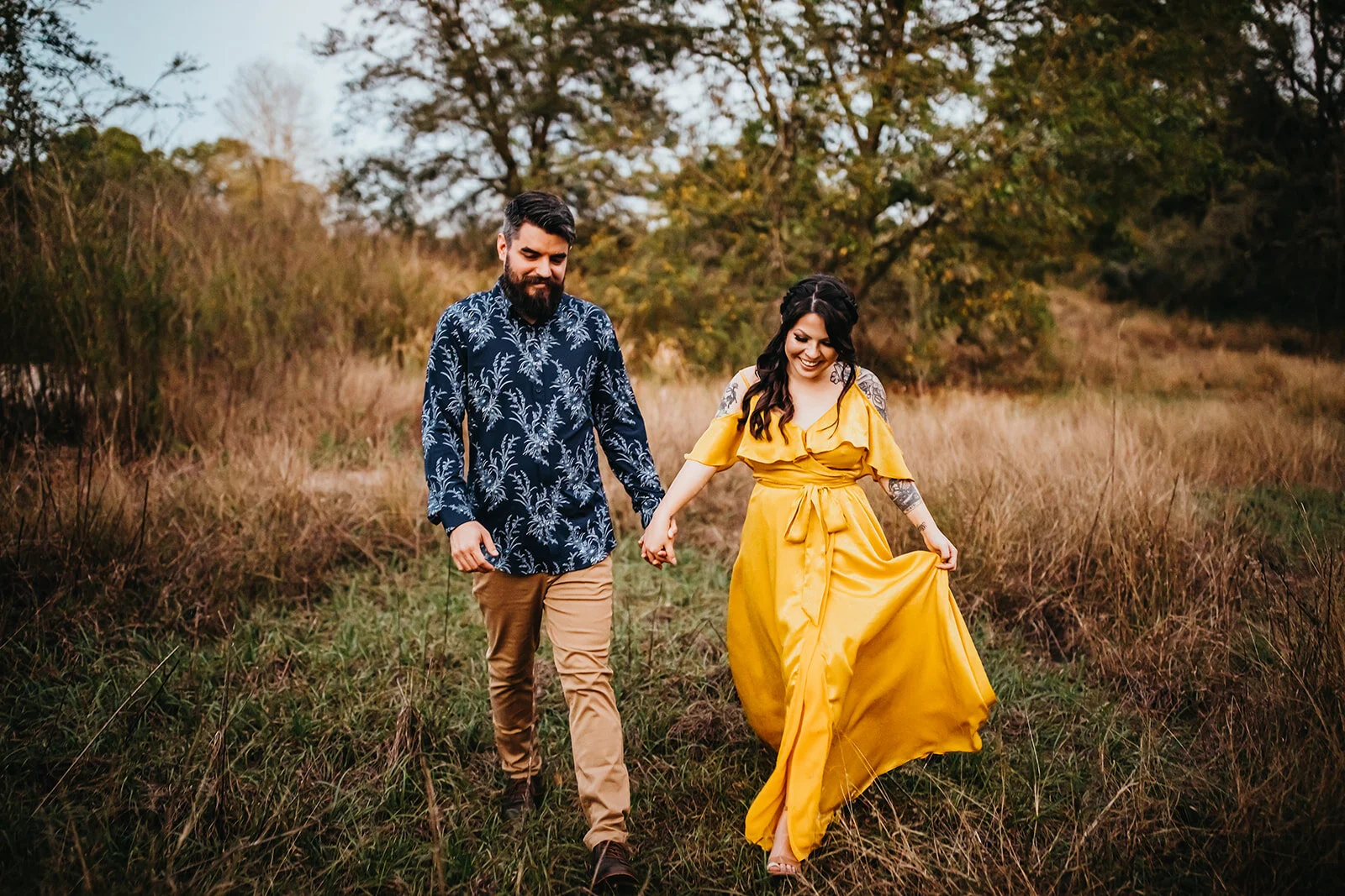 Tampa Wedding Photographer Sydney Dover Trails Engagement Session