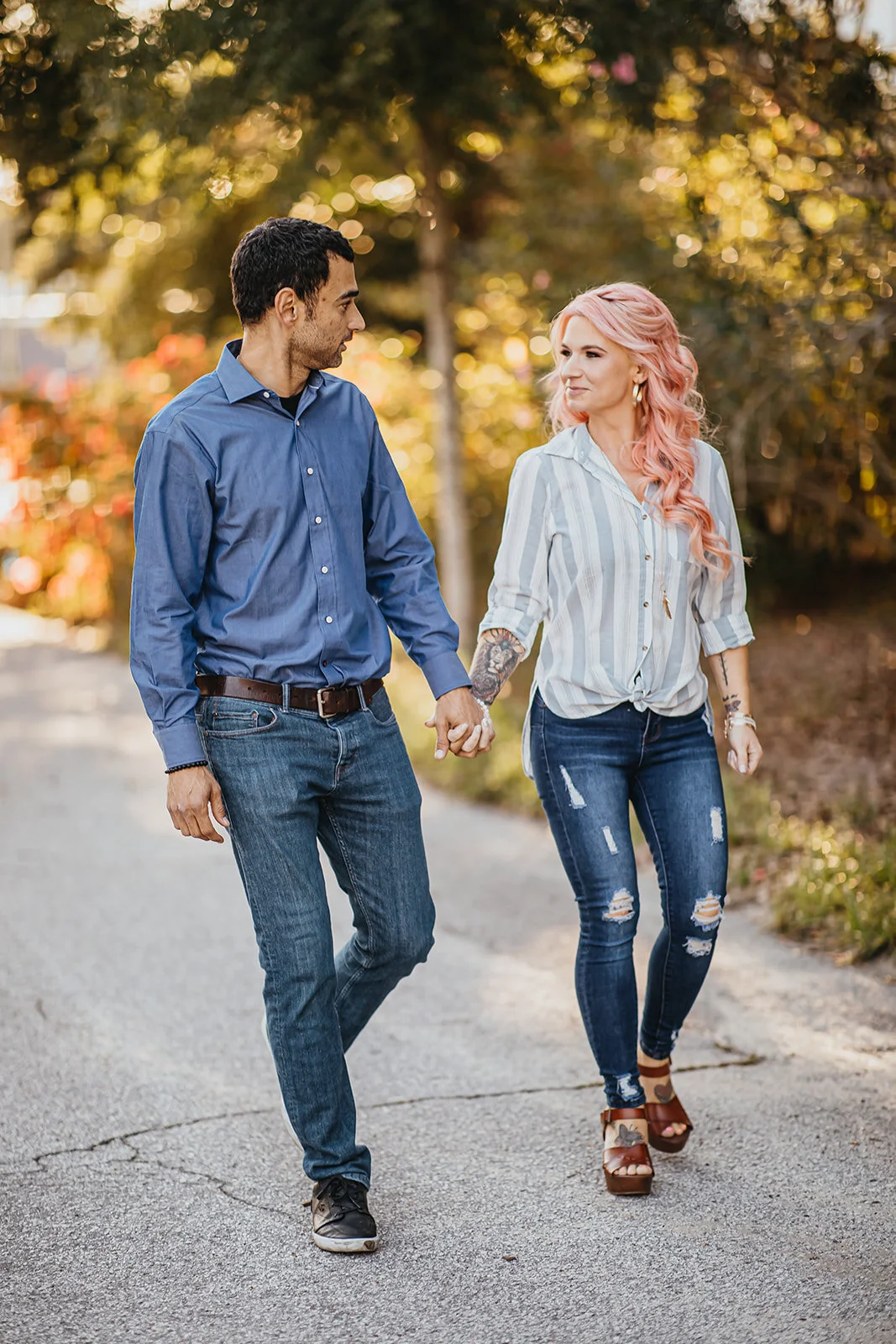 Tampa Wedding Photographer Engagement Session Seminole Heights