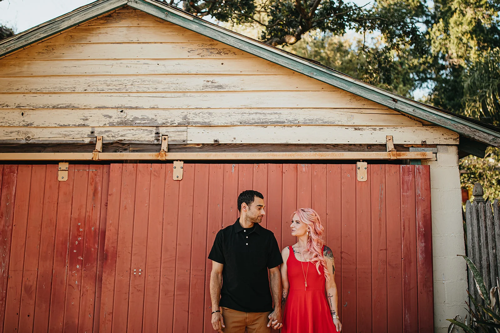 Tampa Wedding Photographer Engagement Session Seminole Heights
