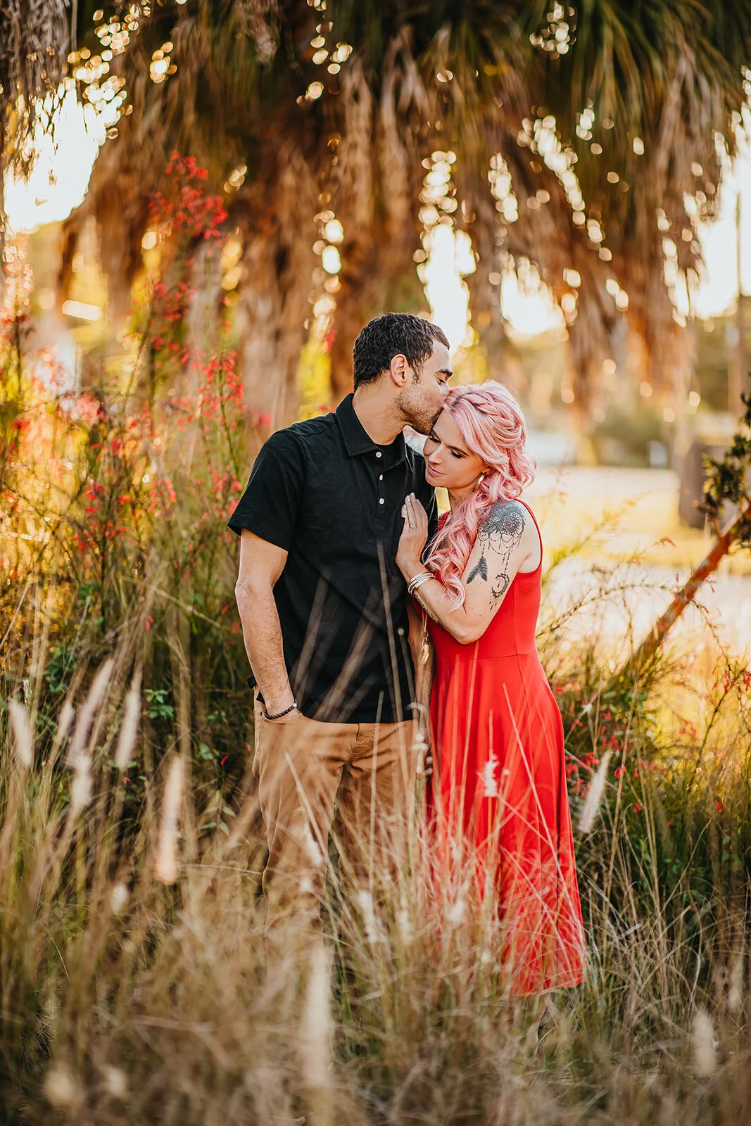 Tampa Wedding Photographer Engagement Session Seminole Heights