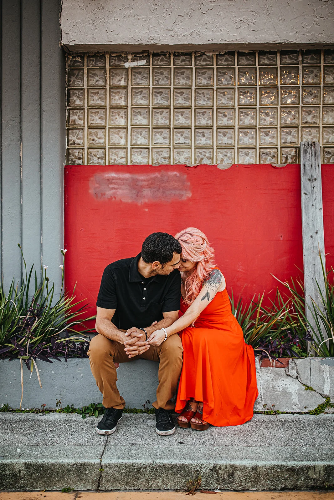 Tampa Wedding Photographer Engagement Session Seminole Heights