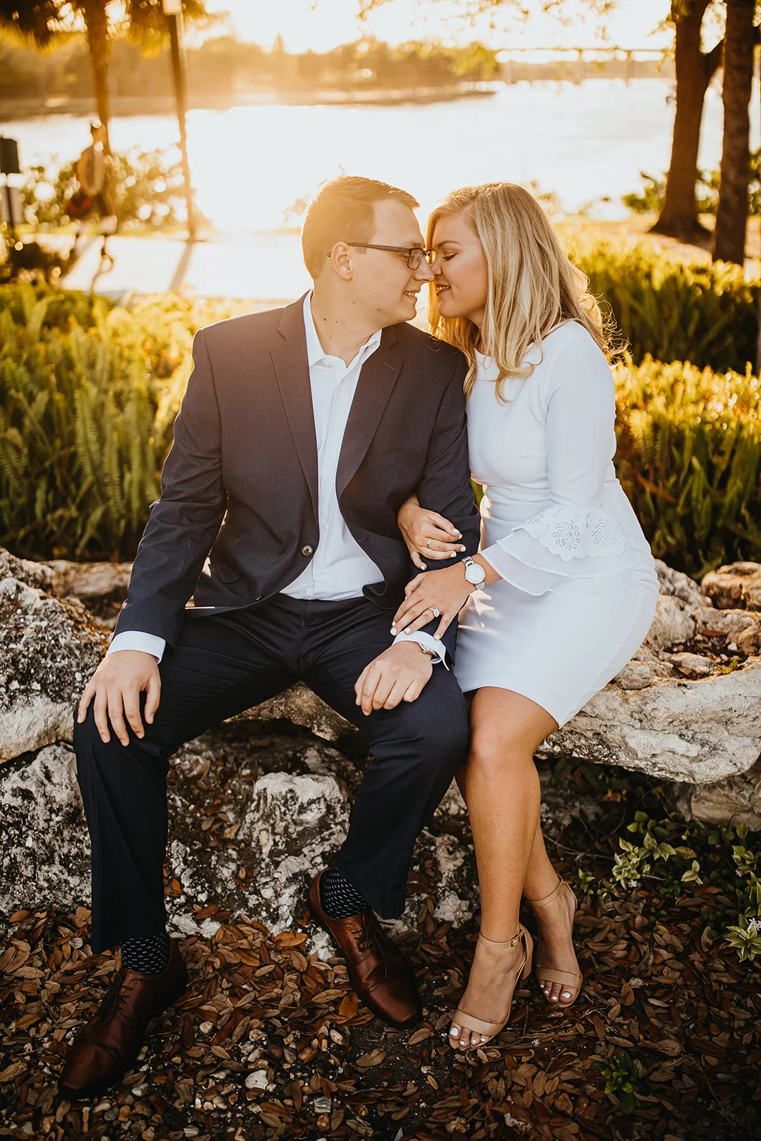 Tampa Wedding Photographer Tampa Engagement Session Riverwalk Engagement Session Armature Works Engagement Session