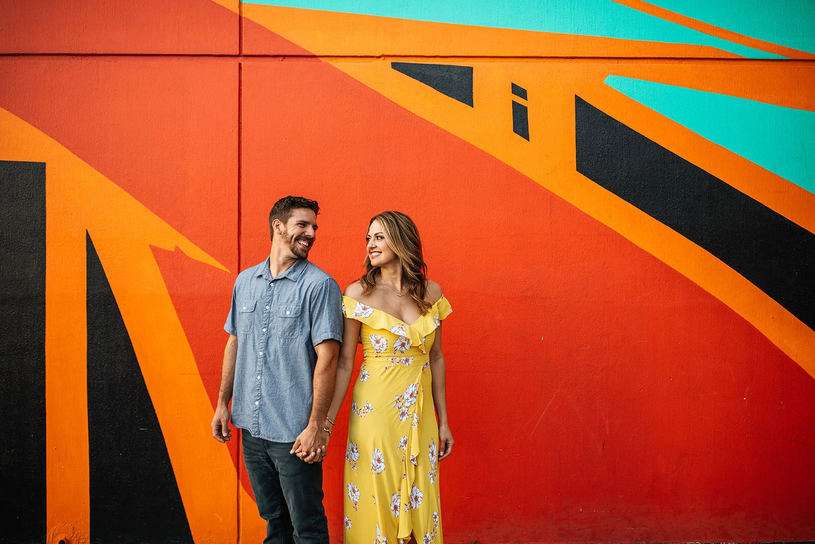 Tampa Wedding Photographer Engagement Session Downtown Tampa Riverwalk