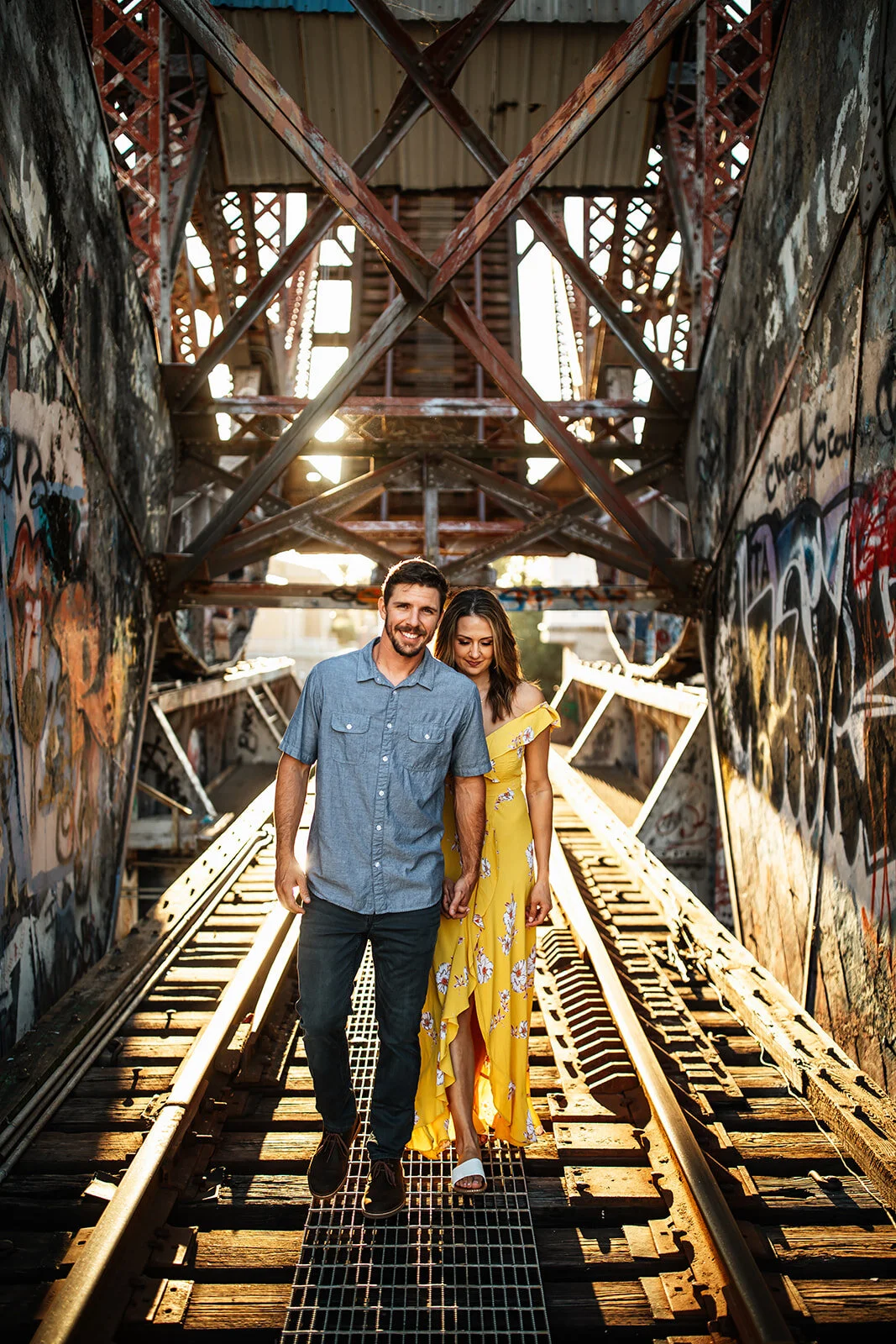 Tampa Wedding Photographer Engagement Session Downtown Tampa Riverwalk